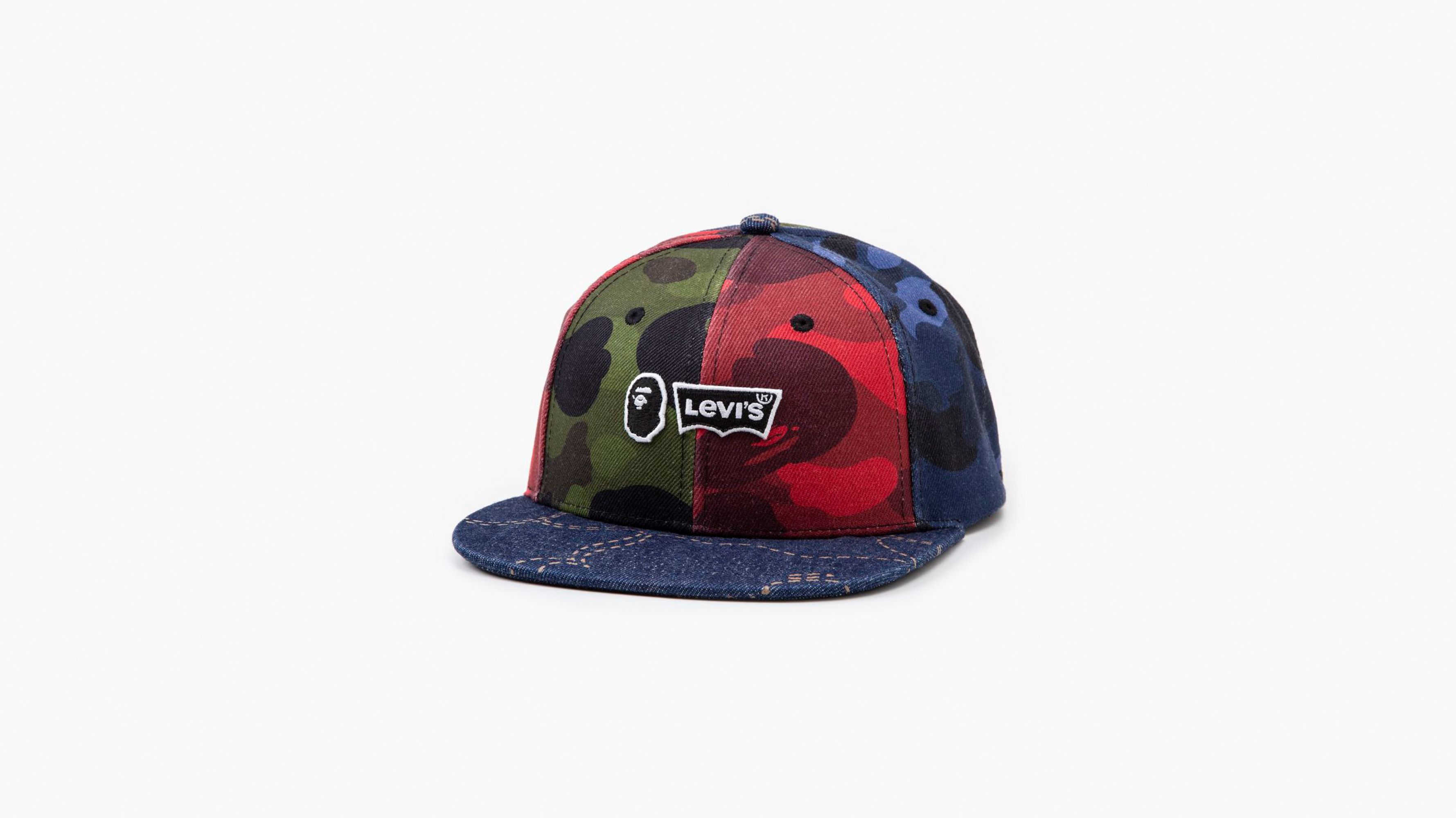 BAPE LEVI'S MULTICOLOR CAP エイプ　リーバイス