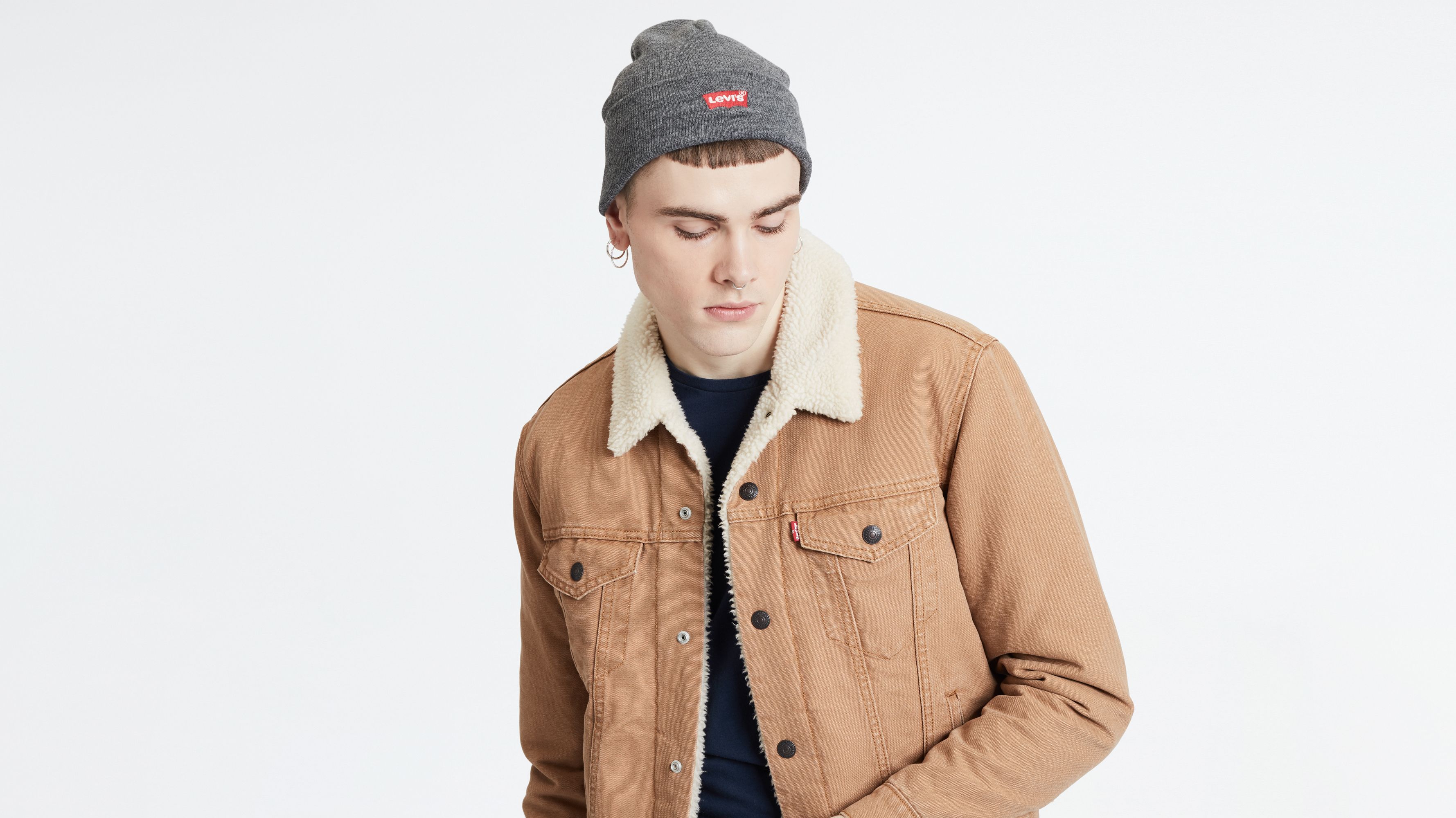 Levi's® Slouchy Beanie (mit Stick) 4