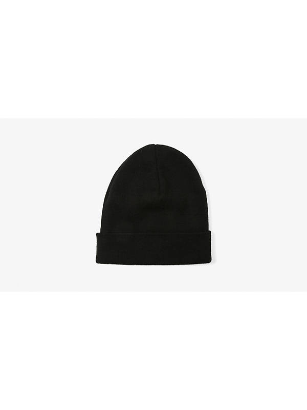 Embroidered Slouchy Beanie - Black | Levi's® GB