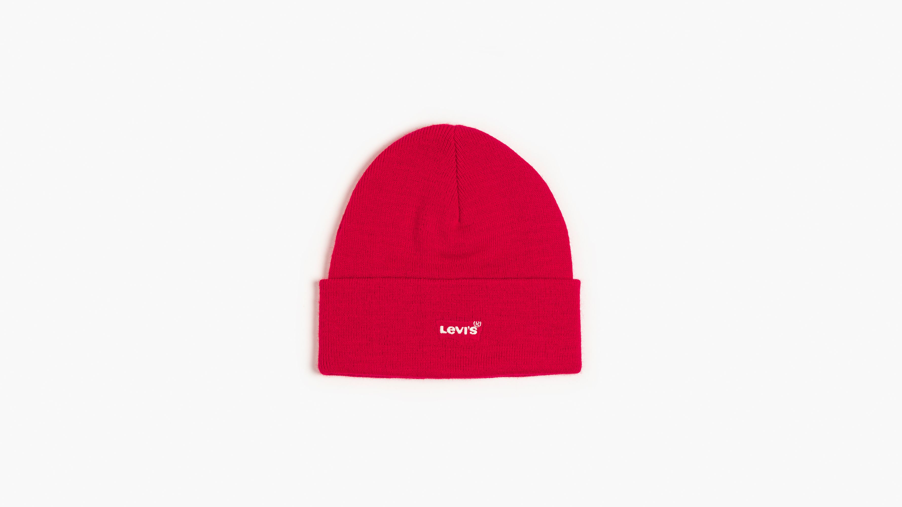 Levi's Slouchy Red Tab Beanie - Berretto Unisex, 100% Acrilico, Made In Italy - Foto 8