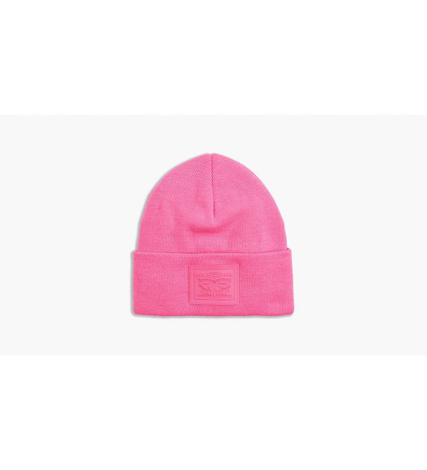 Two Horse Pull Patch Beanie - Pink | Levi\'s® US