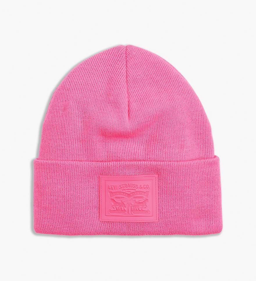 Two Horse Pull Patch Beanie - Pink | Levi's® US