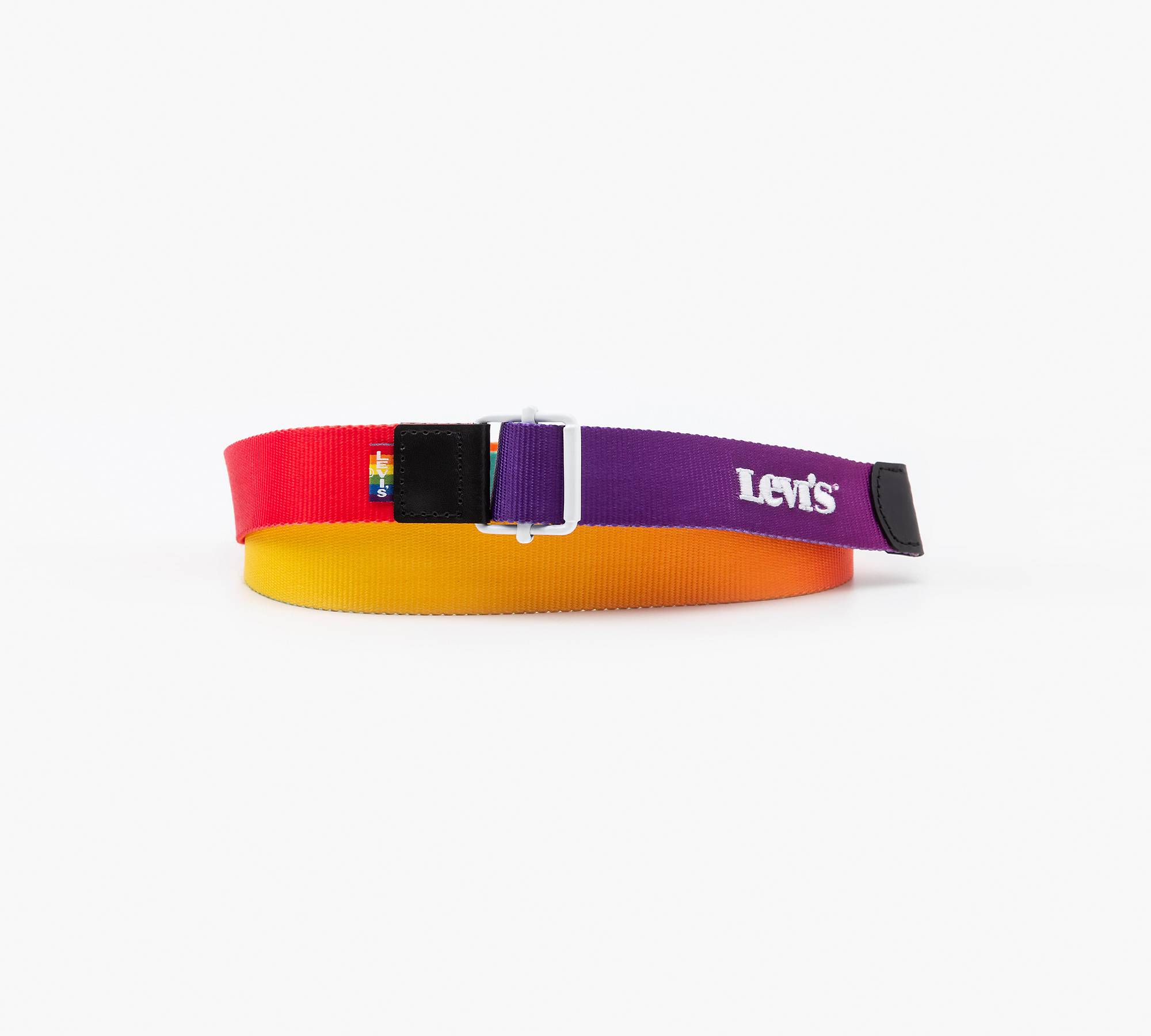 Levi's® Pride Rainbow Ombre Web Belt 1