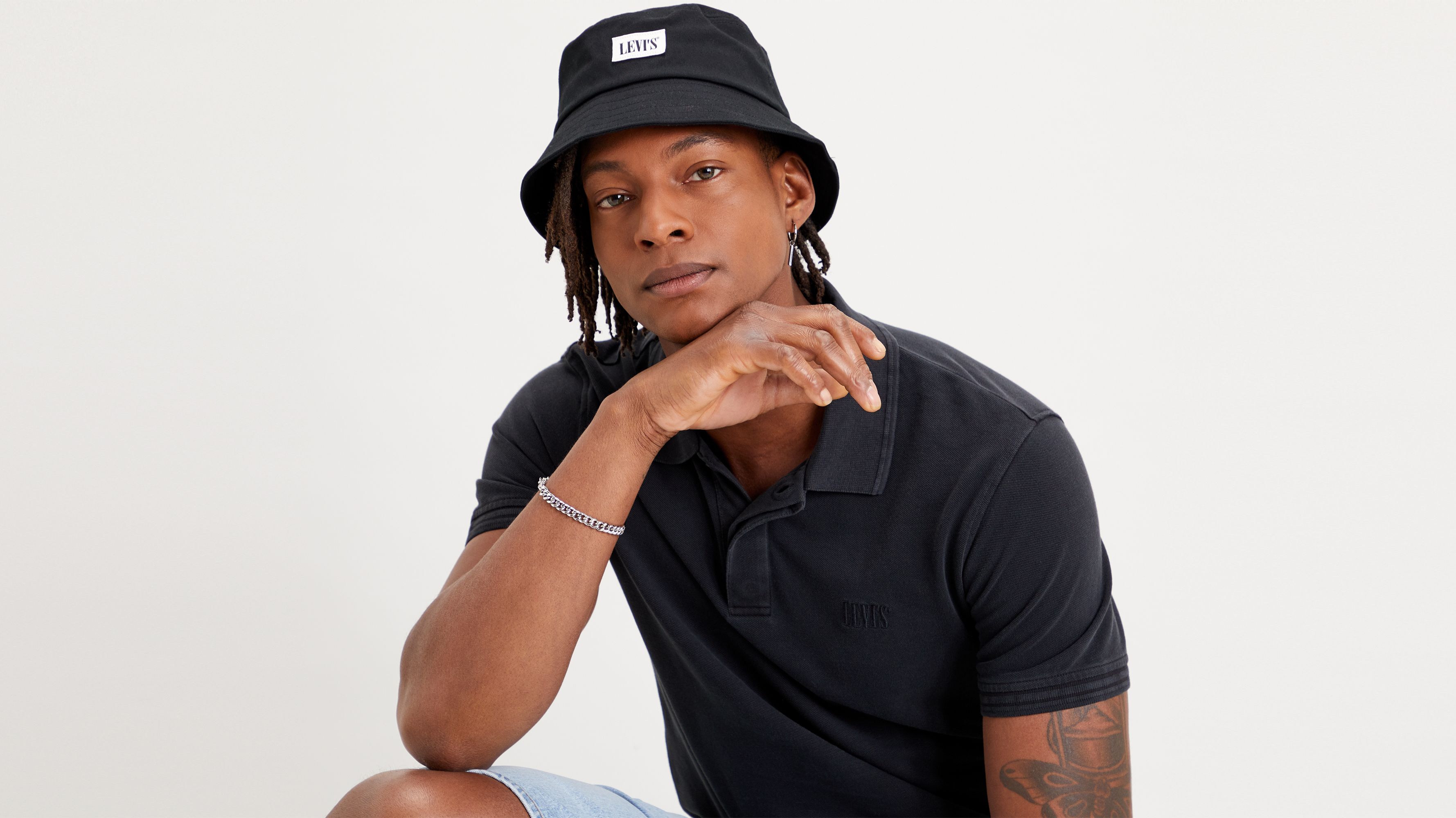 Levi's Logo Bucket Hat - Black | Levi's® US