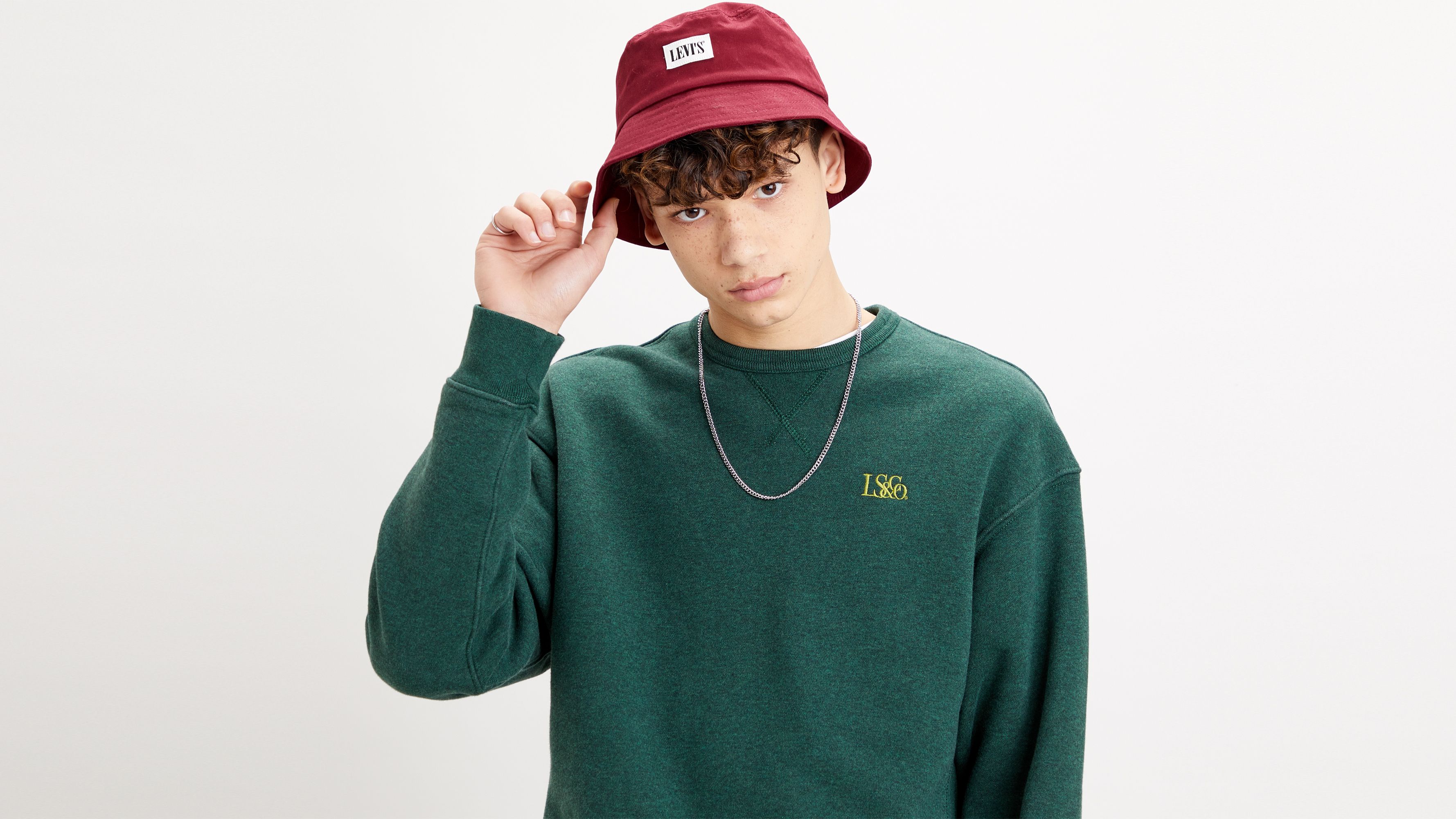 Levi's Logo Bucket Hat - Red | Levi's® US