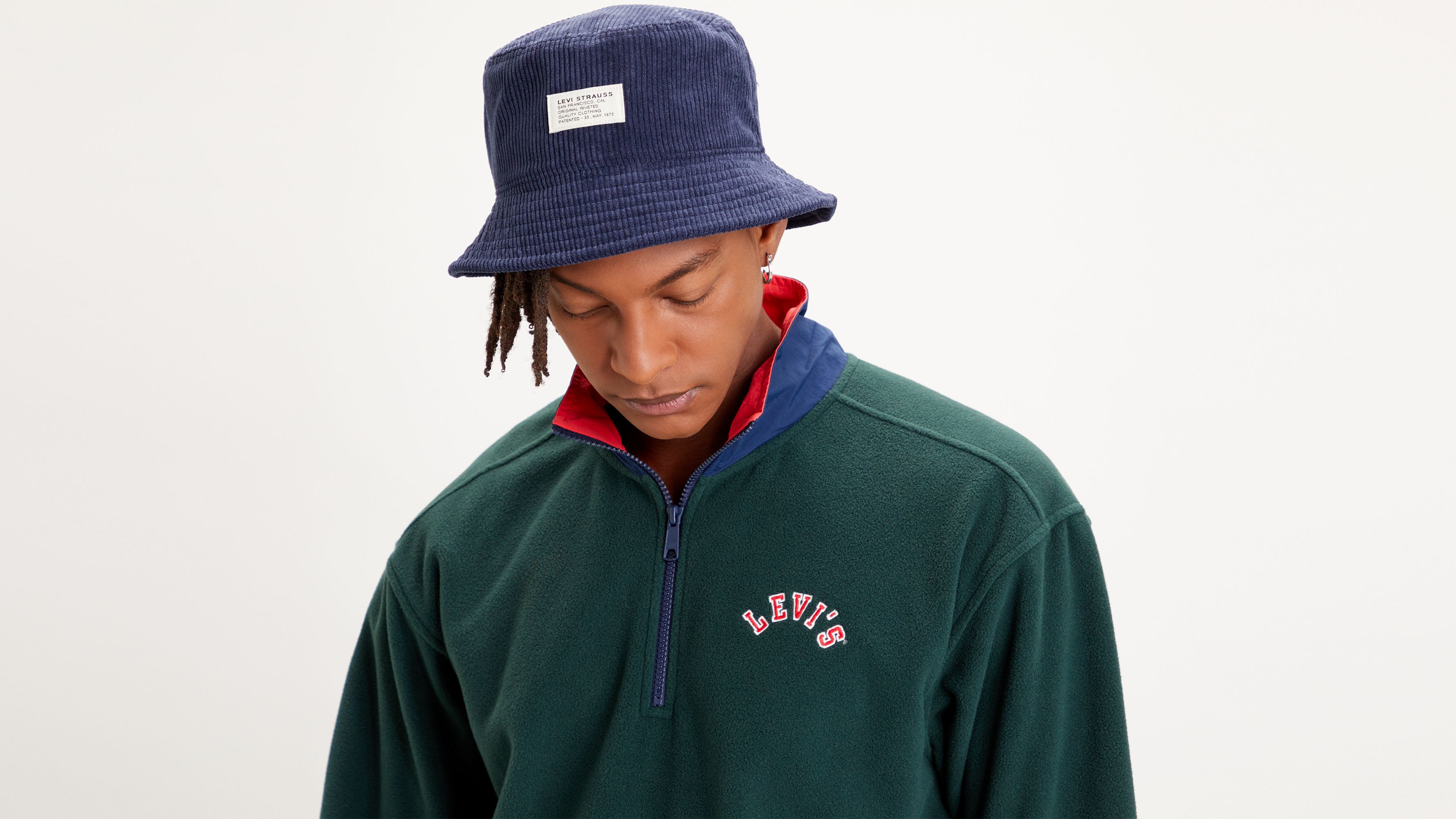 Corduroy Bucket Hat - Blue | Levi's® US