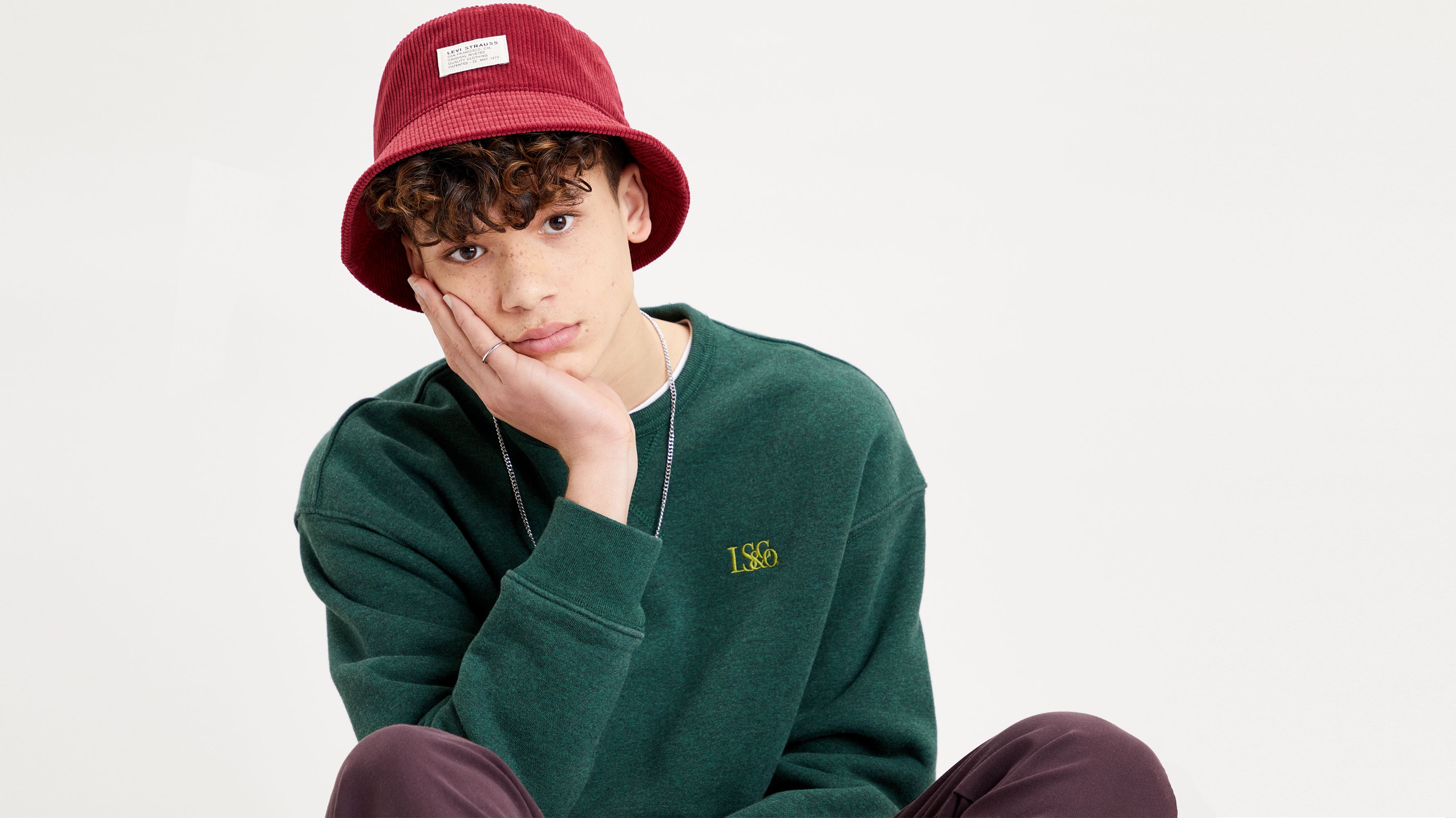 Corduroy Bucket Hat - Red | Levi's® CA