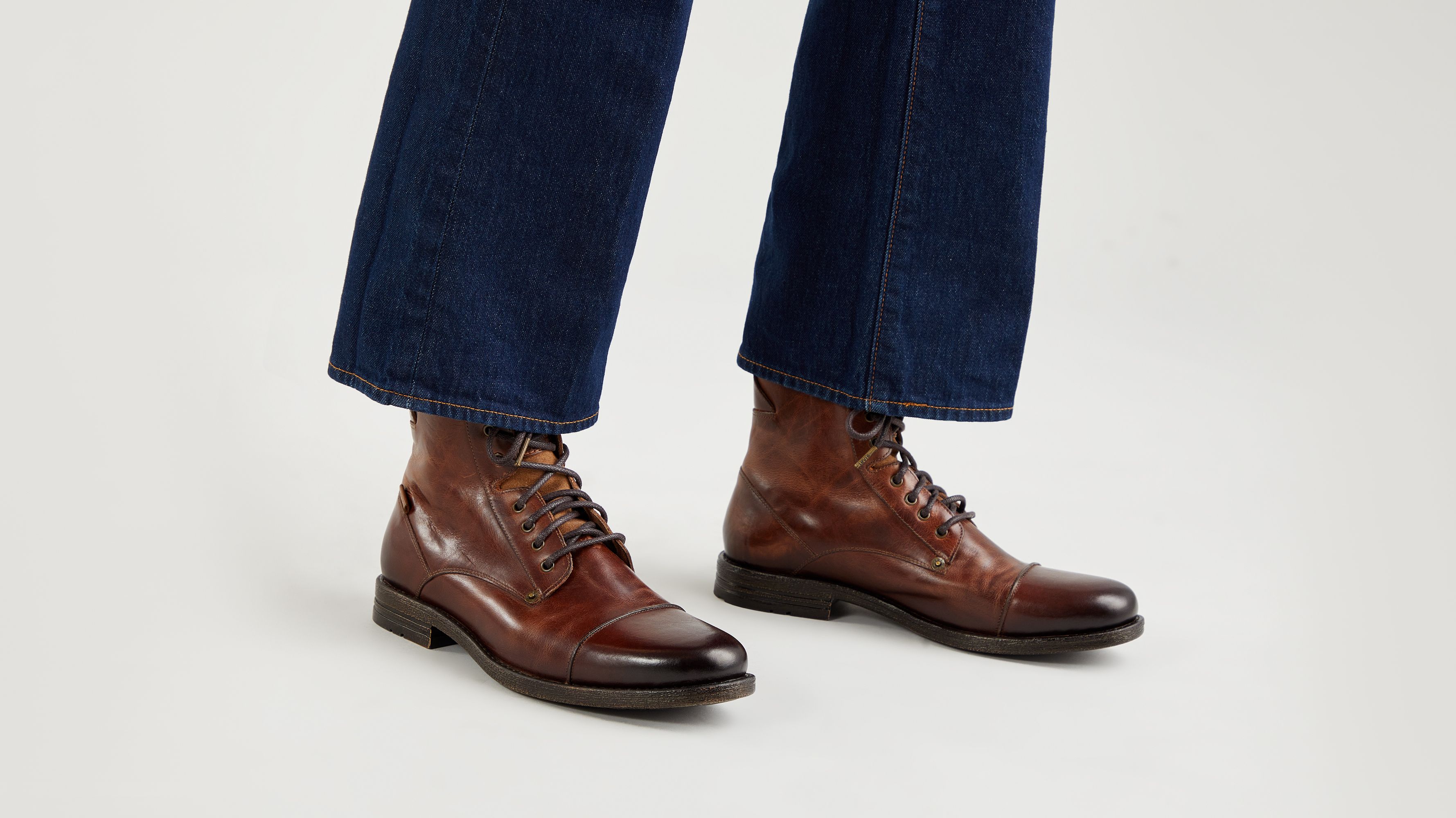 levi's emerson boots brown