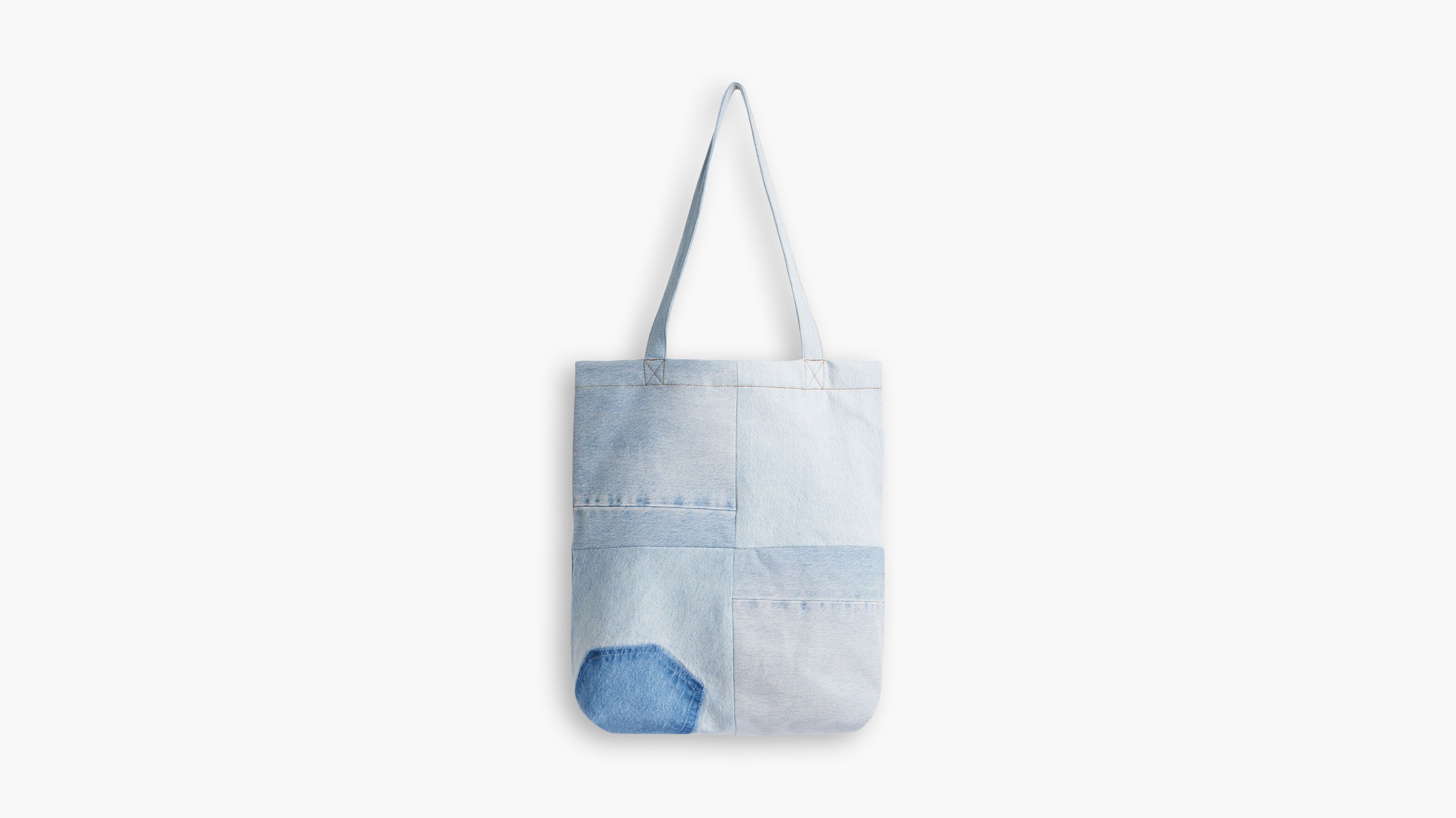 DENIM TOTE BAG - Blue