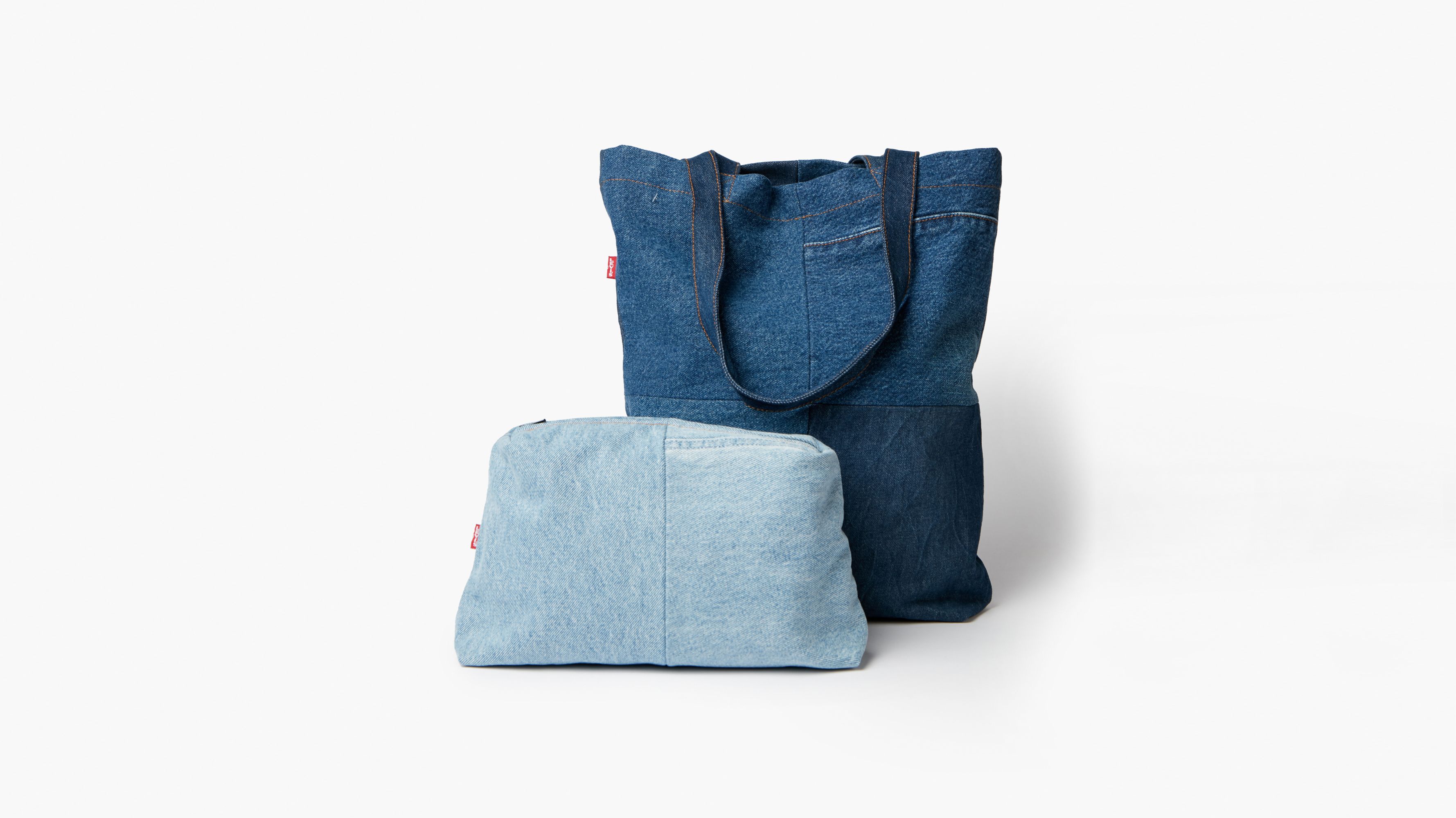 Borsa tote Levi's® by Porto Alegre in denim scuro 3
