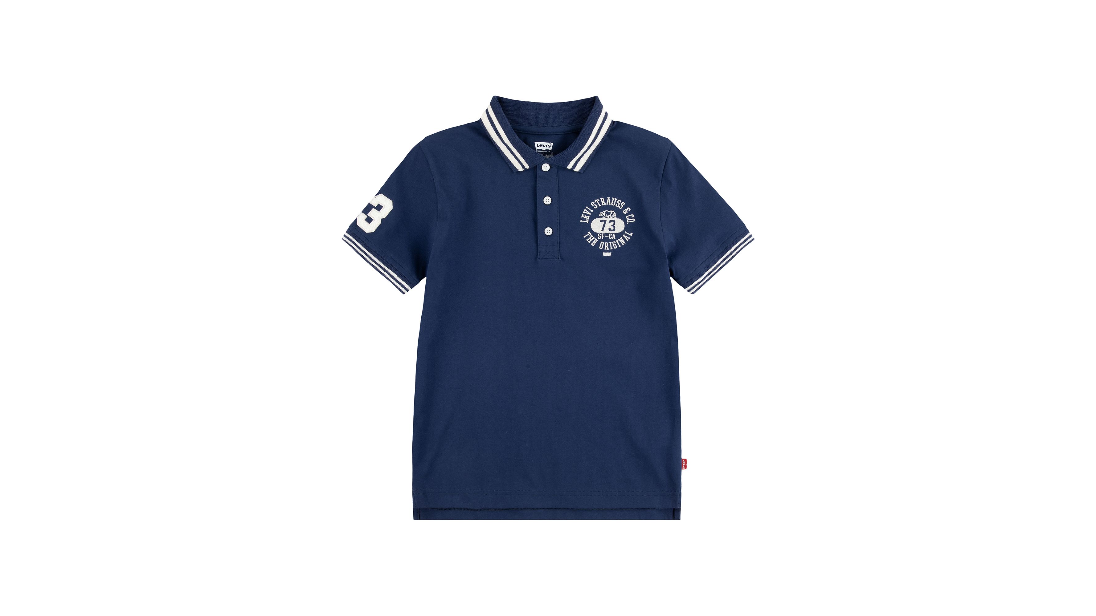Tipped Polo Tee Big Boys 8-20 1