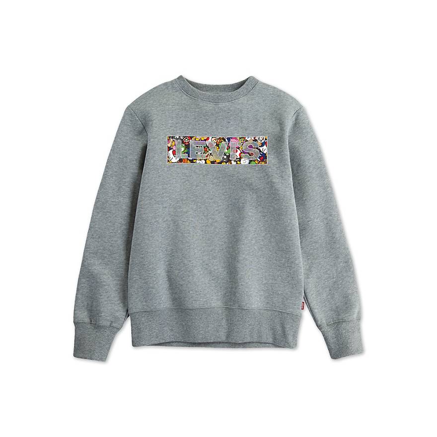 Big Boys S-xl Levi's® X Super Mario Power Up Crewneck Big Boys S-xl Levi's® X Super Mario Power Up Crewneck