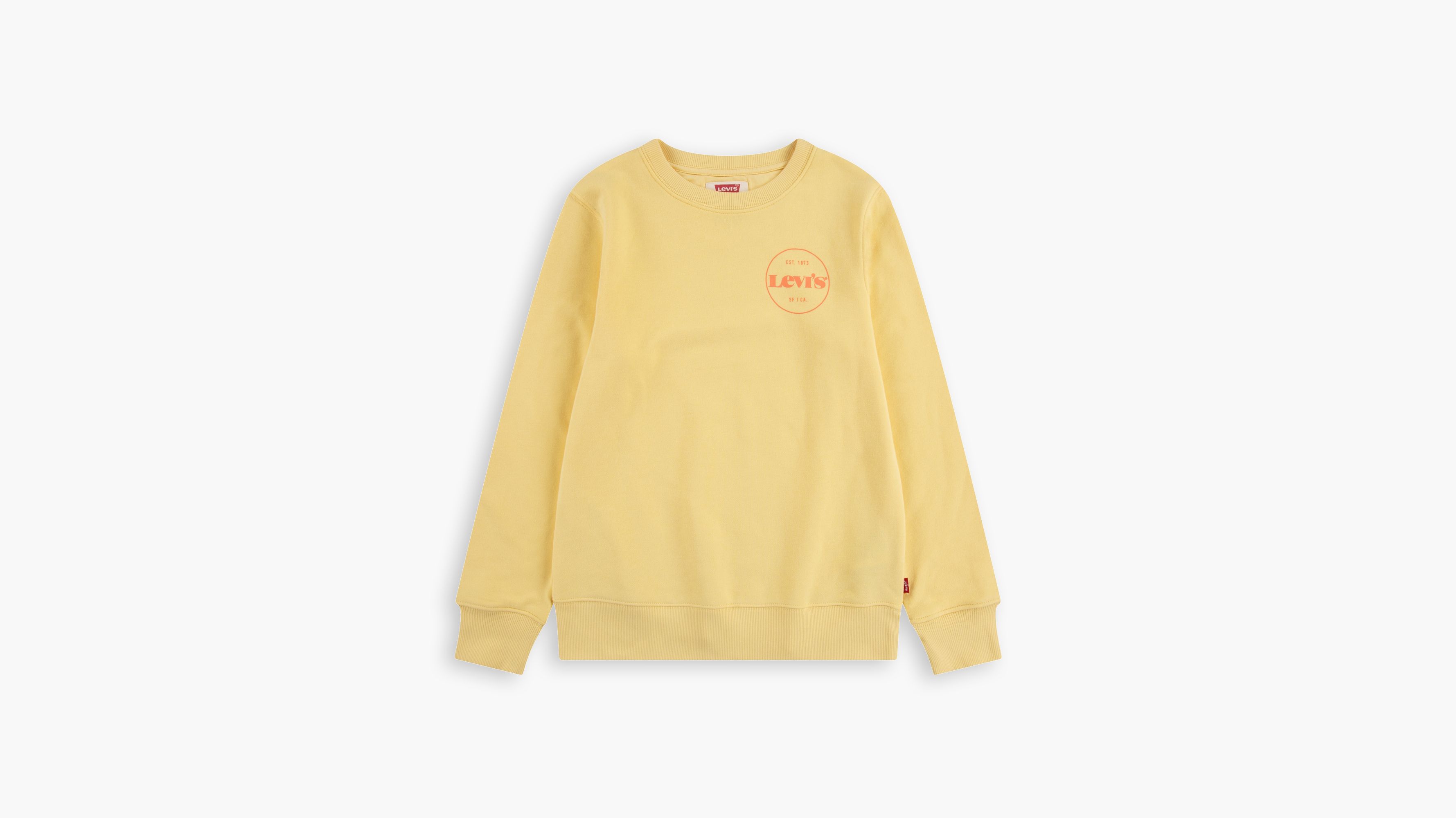 Big Boys Sxl Crewneck Sweatshirt Yellow Levi's® US
