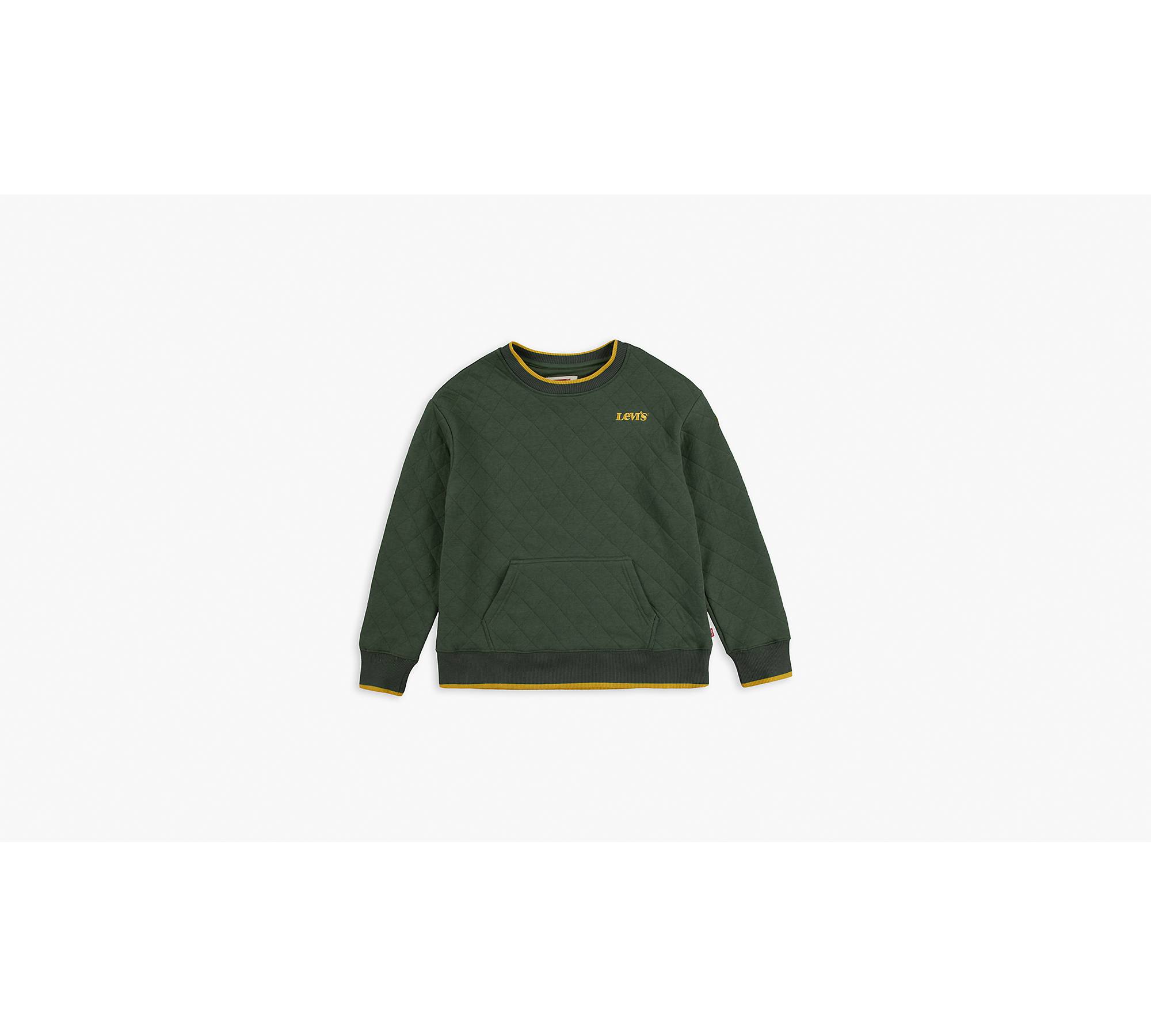Big Boys S-xl Quilted Jersey Sweatshirt - Green | Levi's® US
