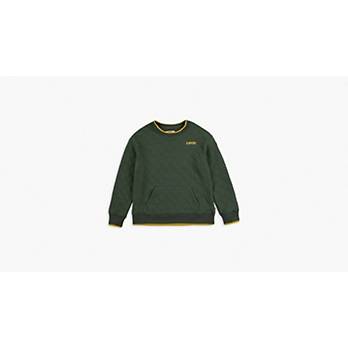 Big Boys S-XL Quilted Jersey Sweatshirt 1