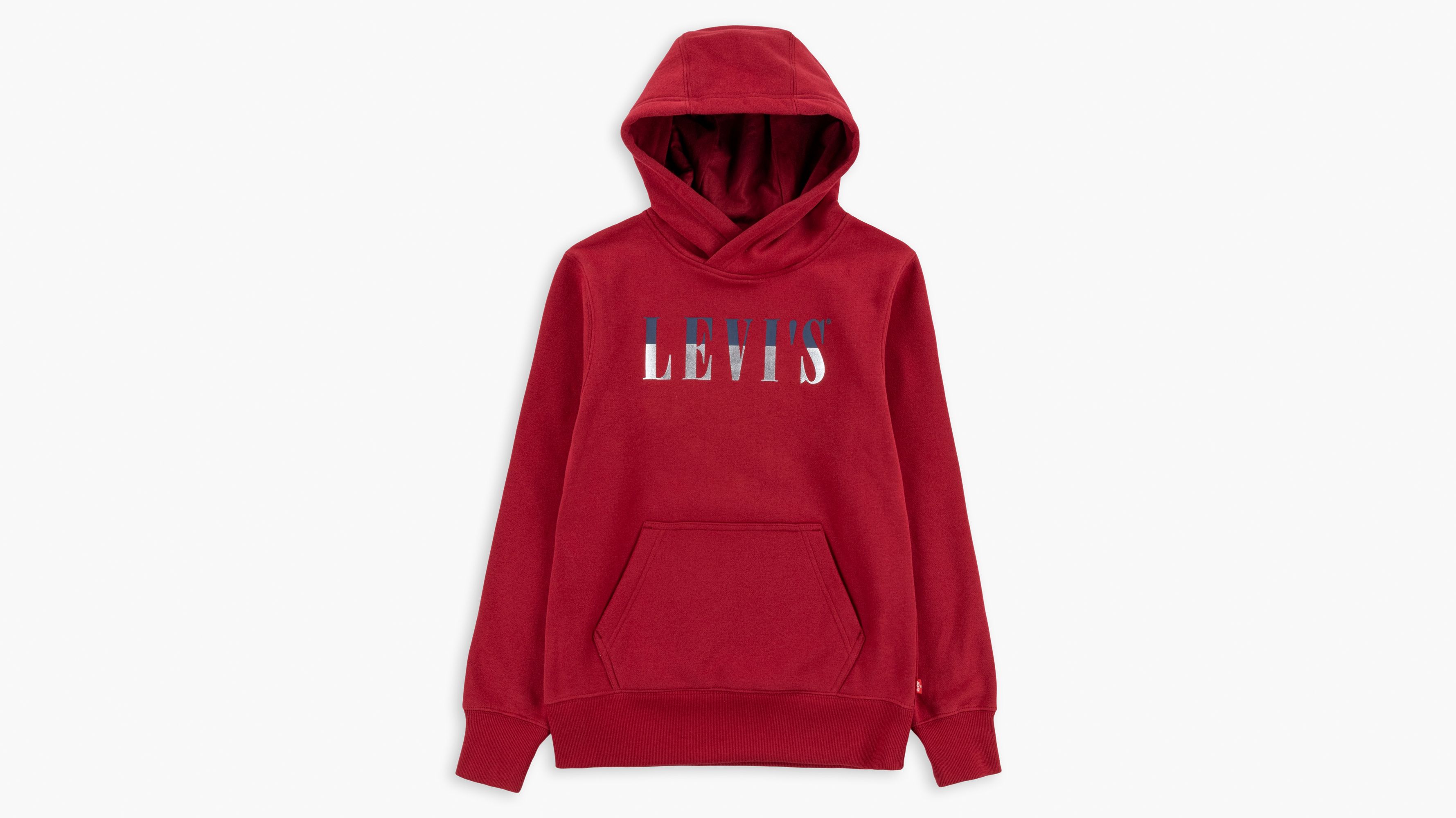 Big Boys (8-20) Split Color Hoodie - Red | Levi's® US