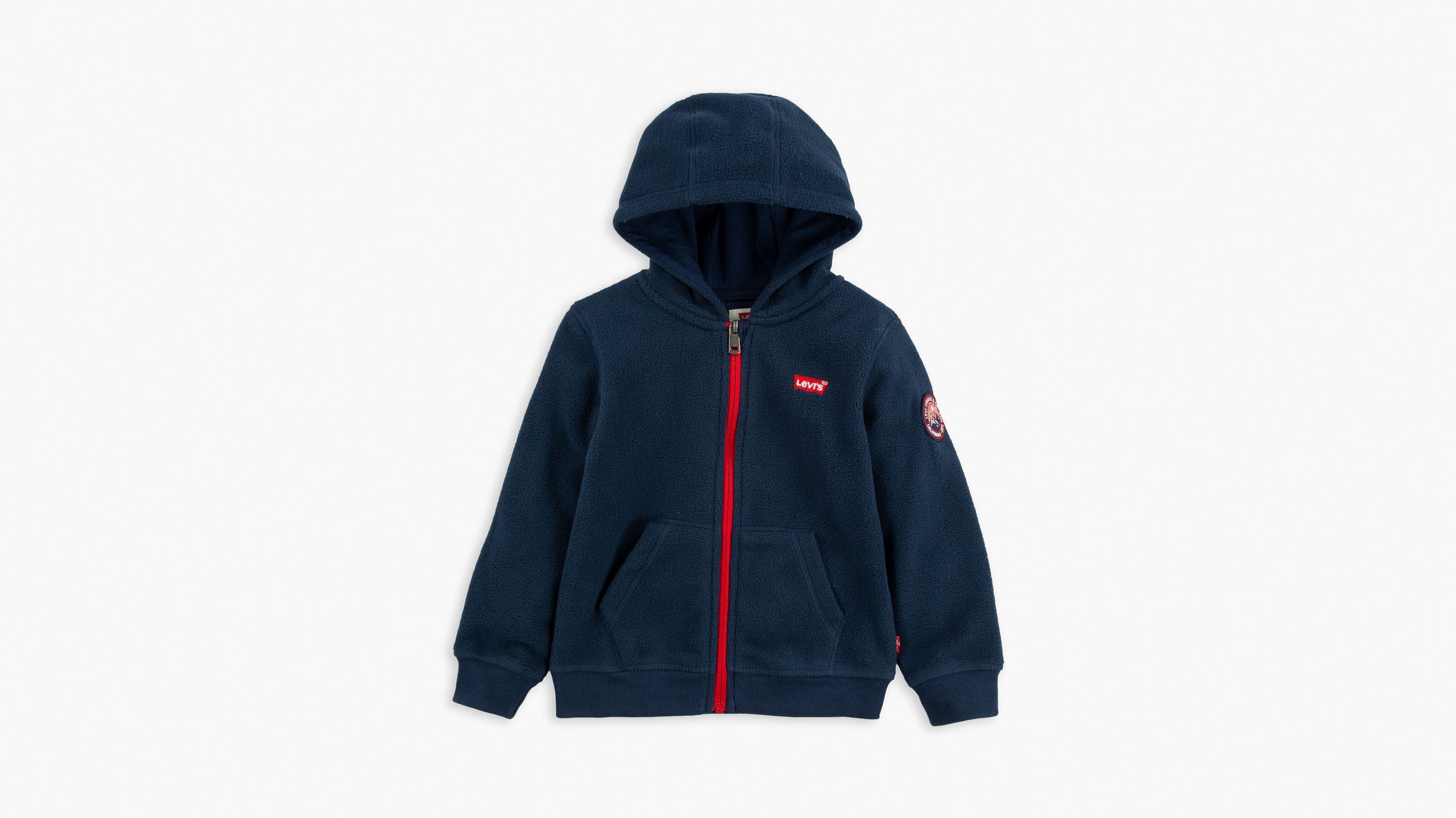 boys blue zip up hoodie