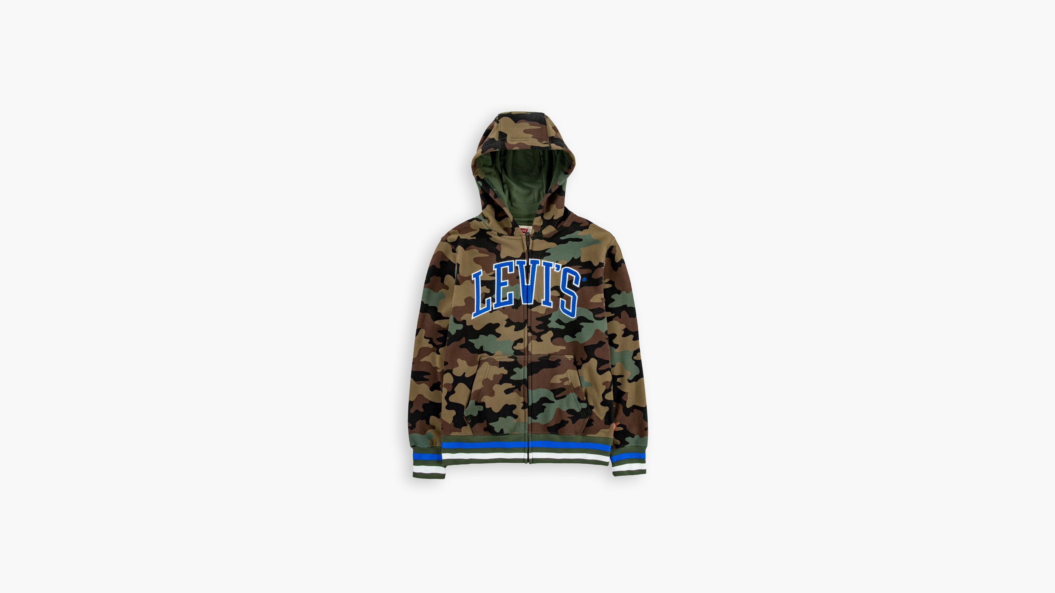 levi's camo hoodie