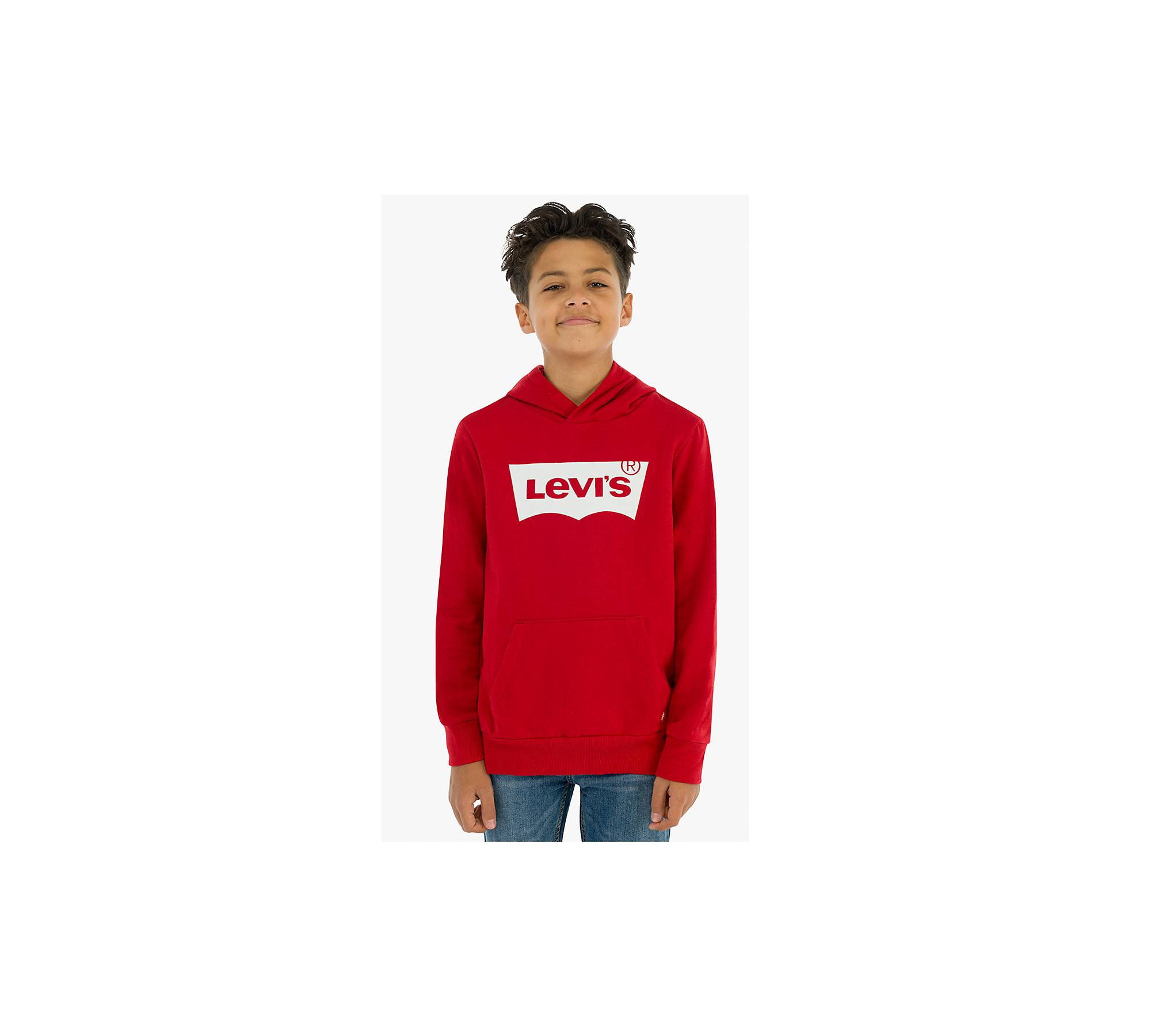 Levi's® Logo Hoodie Big Boys S-xl - Red | Levi's® US