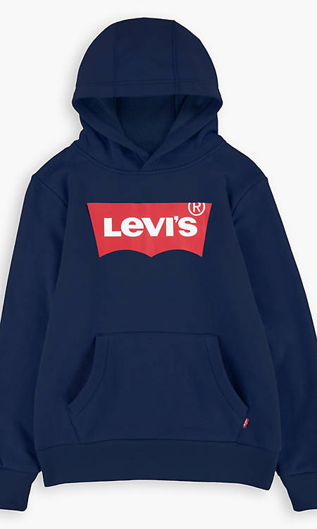 Levi's Kids sudadera con capucha para Niños Lvb Washed Logo Po Hoodie 