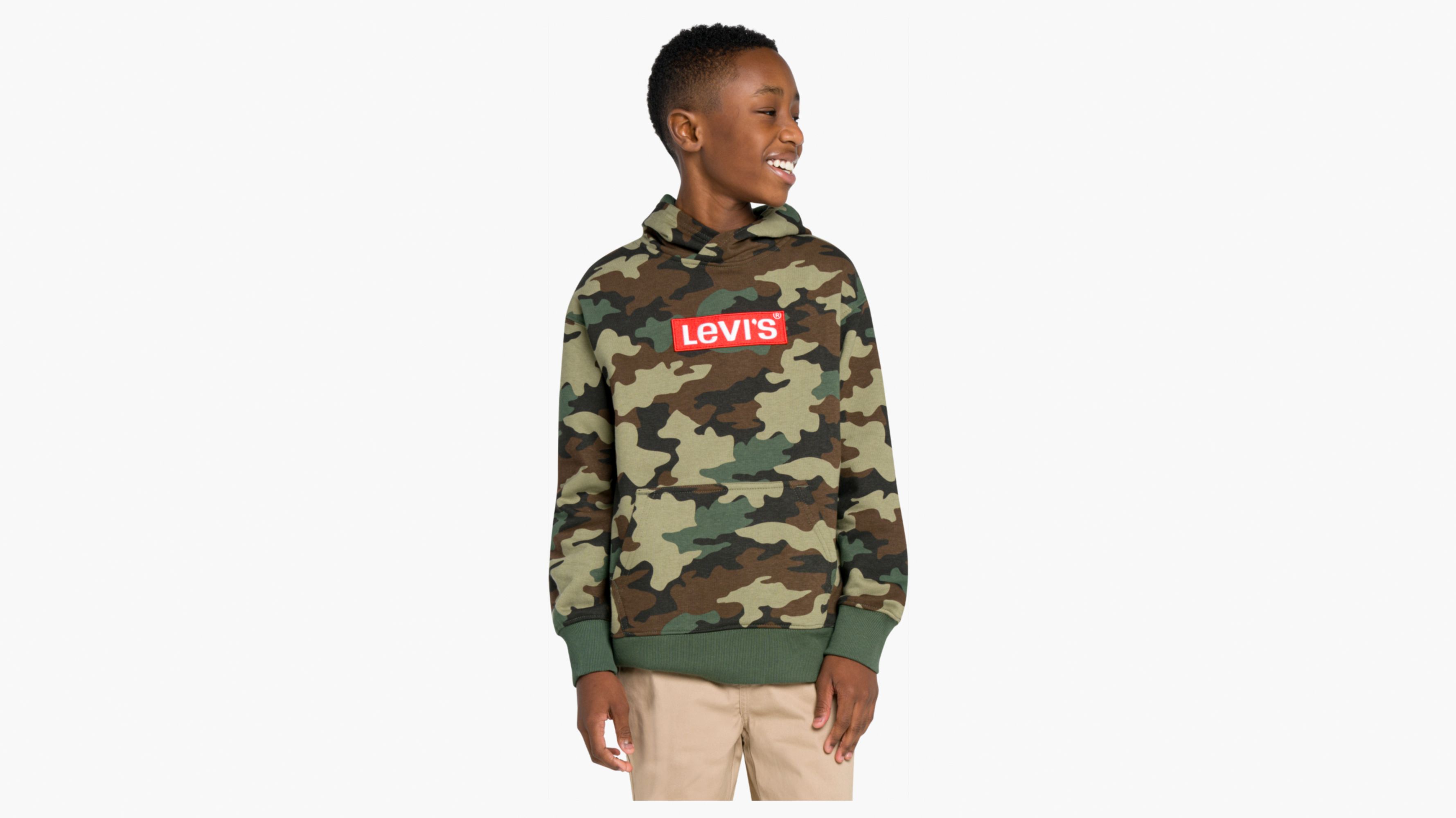 Big Boys S xl Pullover Hoodie Green Levi s US