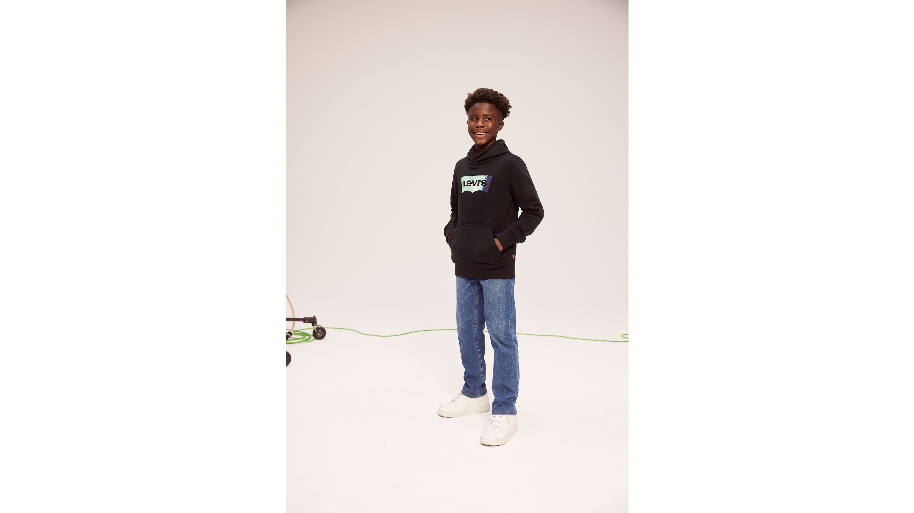 Levi's® Big Boys Batwing Fleece Hoodie 8-20 5