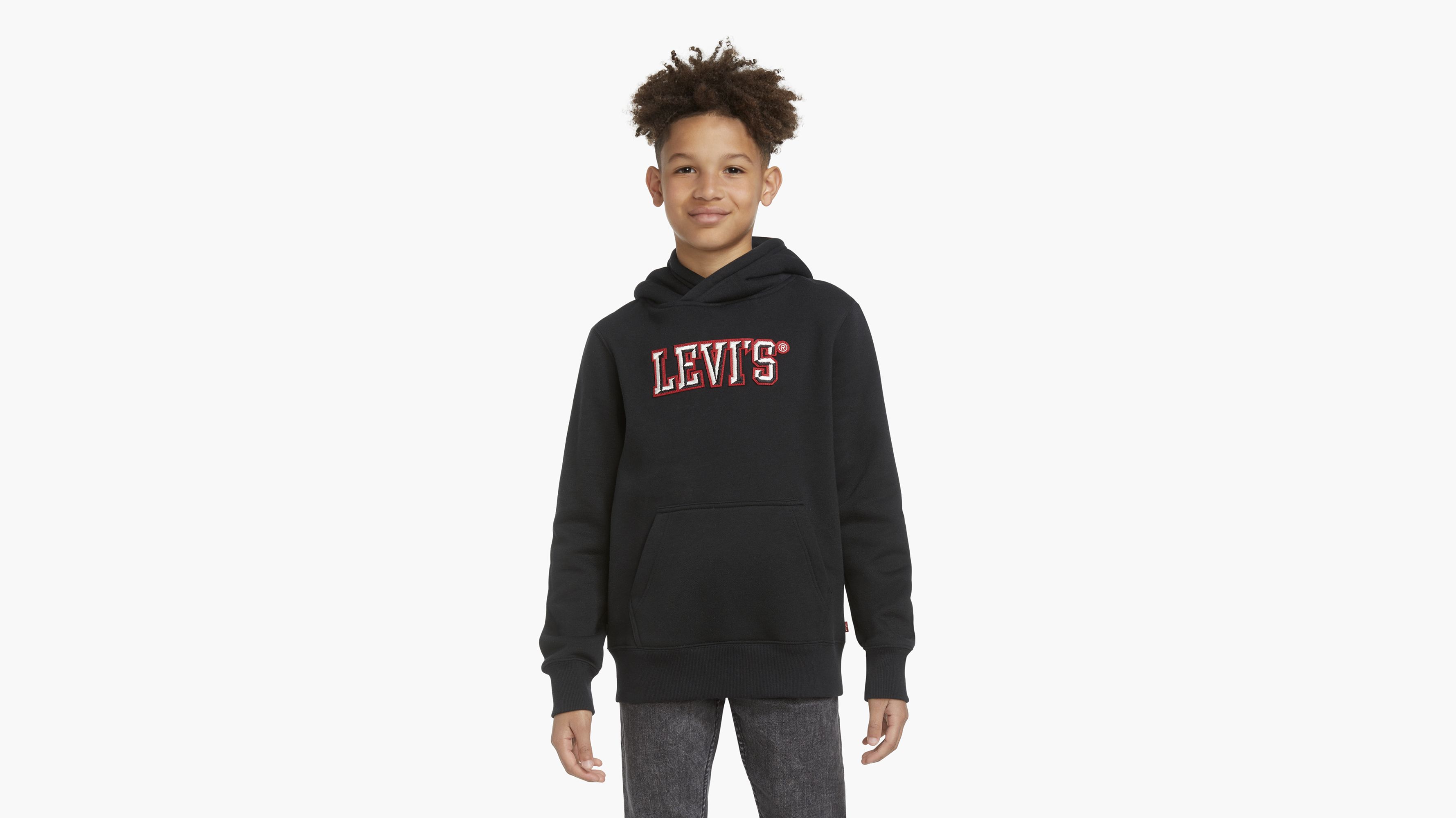 Levi's® Sherpa Lined Pullover Big Boys Hoodie S-XL 2
