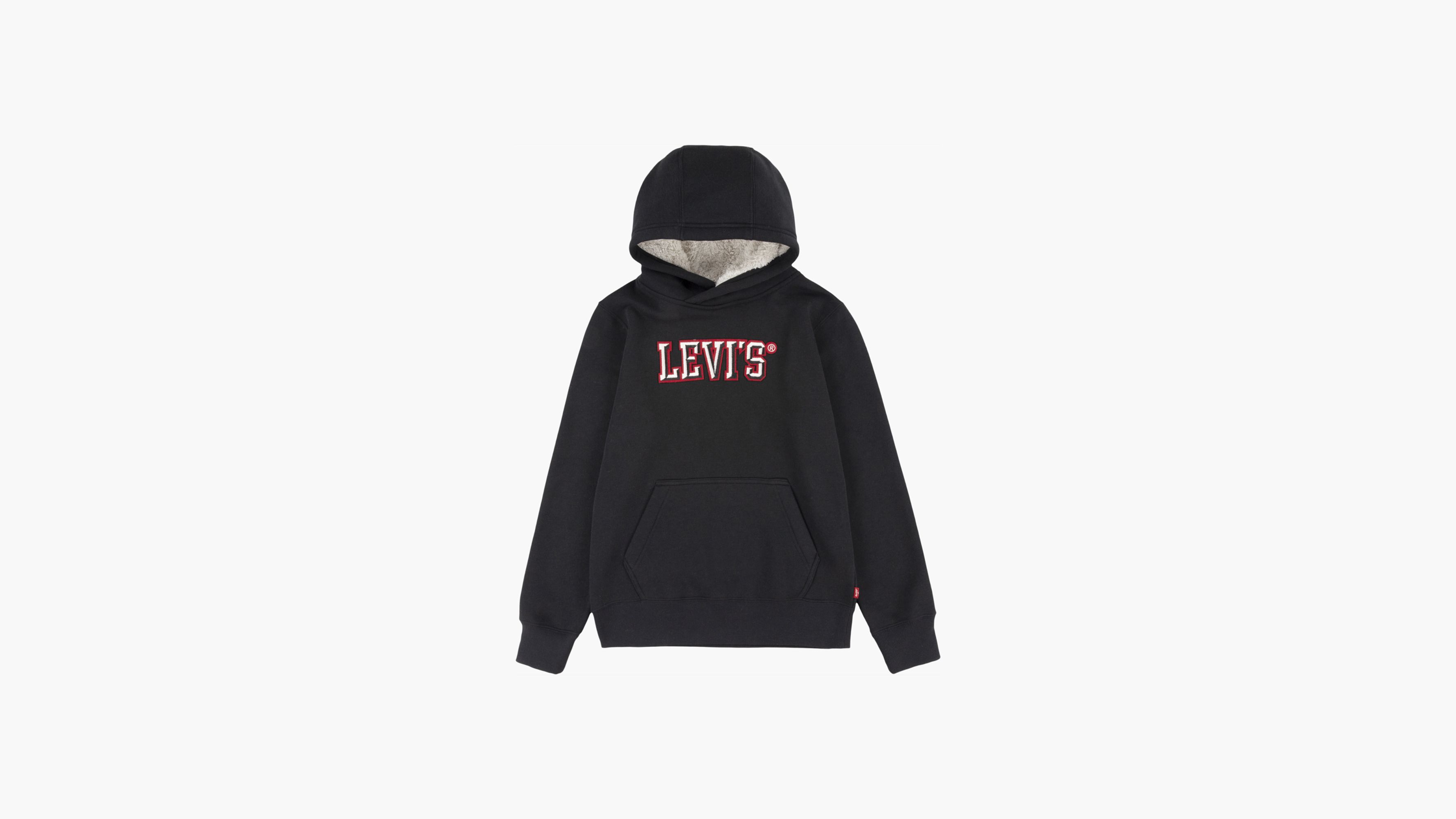 Levi's® Sherpa Lined Pullover Big Boys Hoodie S-XL 4