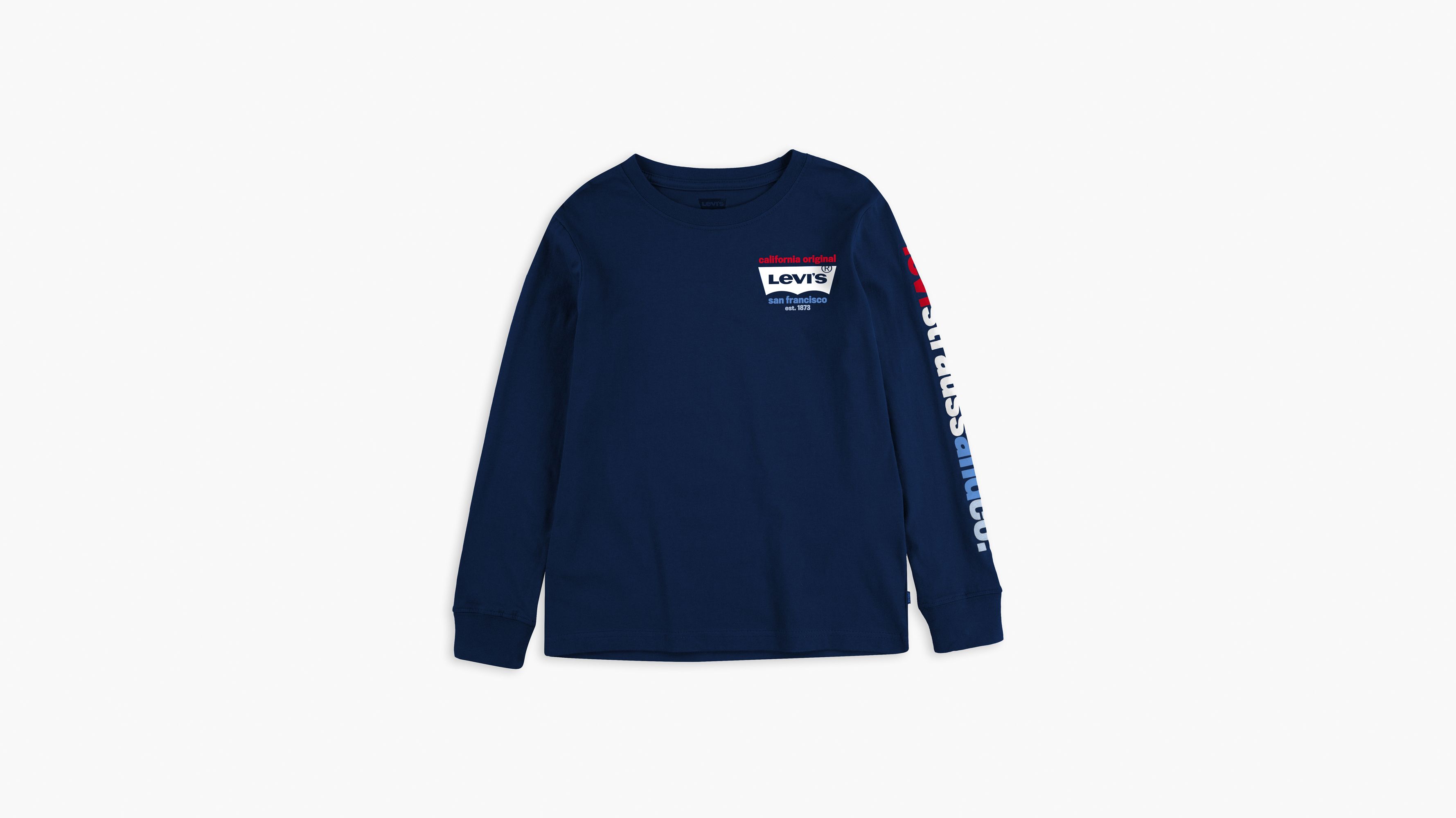 levi's graphic big sleeve sweatshirt