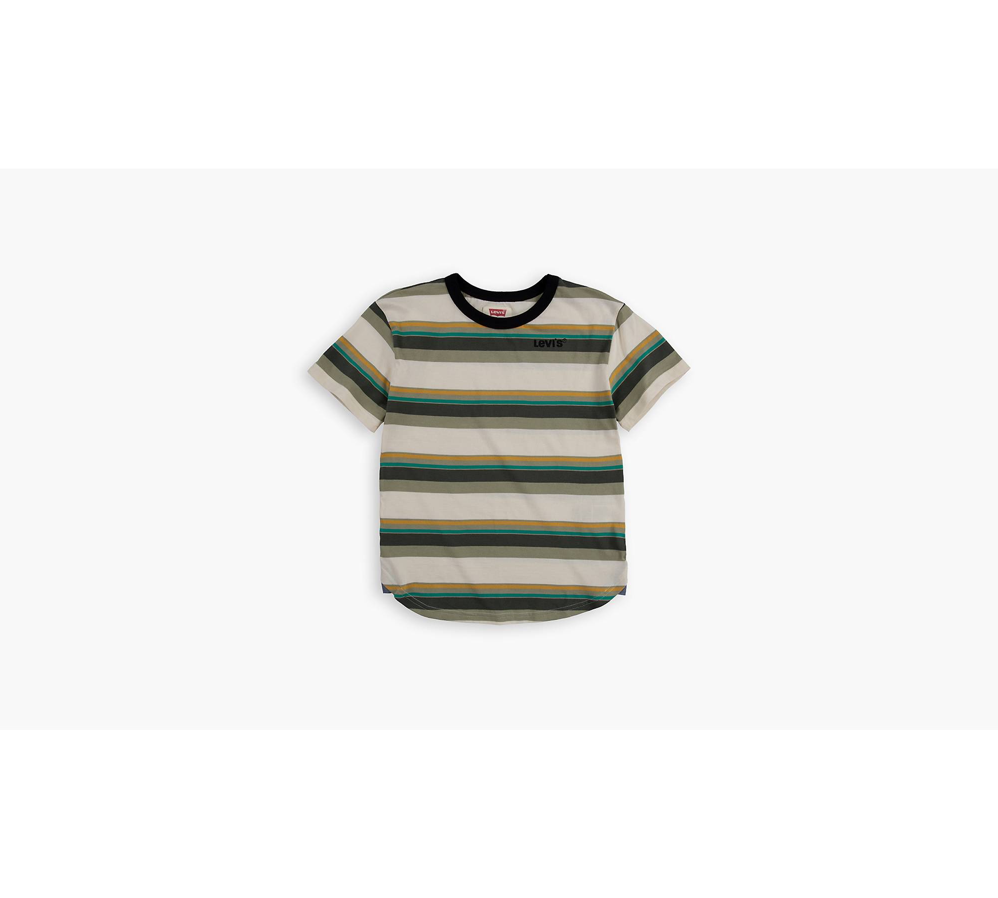 Big Boys S-xl Striped Ringer T-shirt - Green | Levi's® US