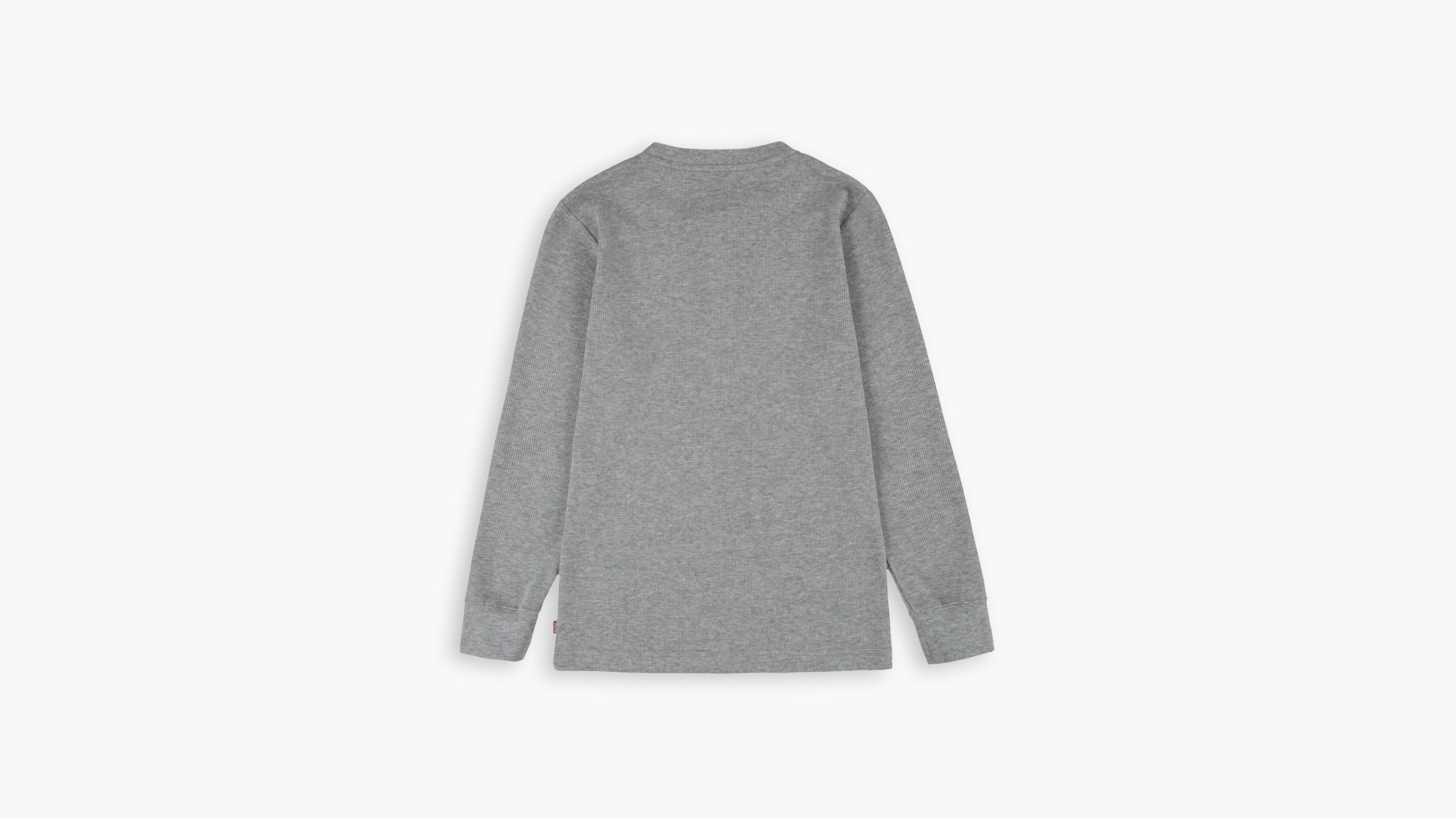 Levi's® Long Sleeve Henley Knit Top Big Boys S-xl - Grey