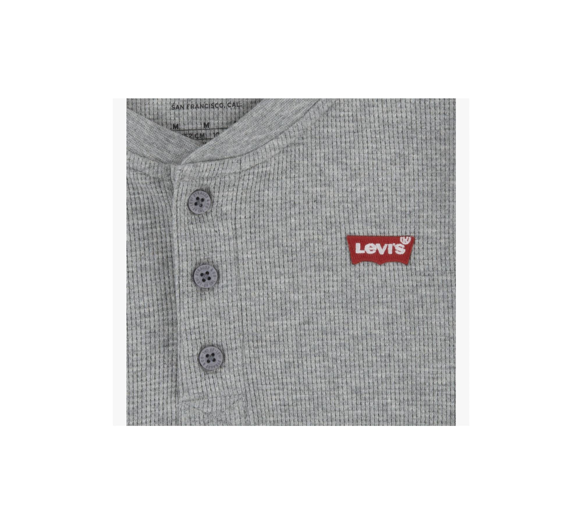 ideologi Komedieserie sælger Levi's® Long Sleeve Henley Knit Top Big Boys S-xl - Grey | Levi's® US