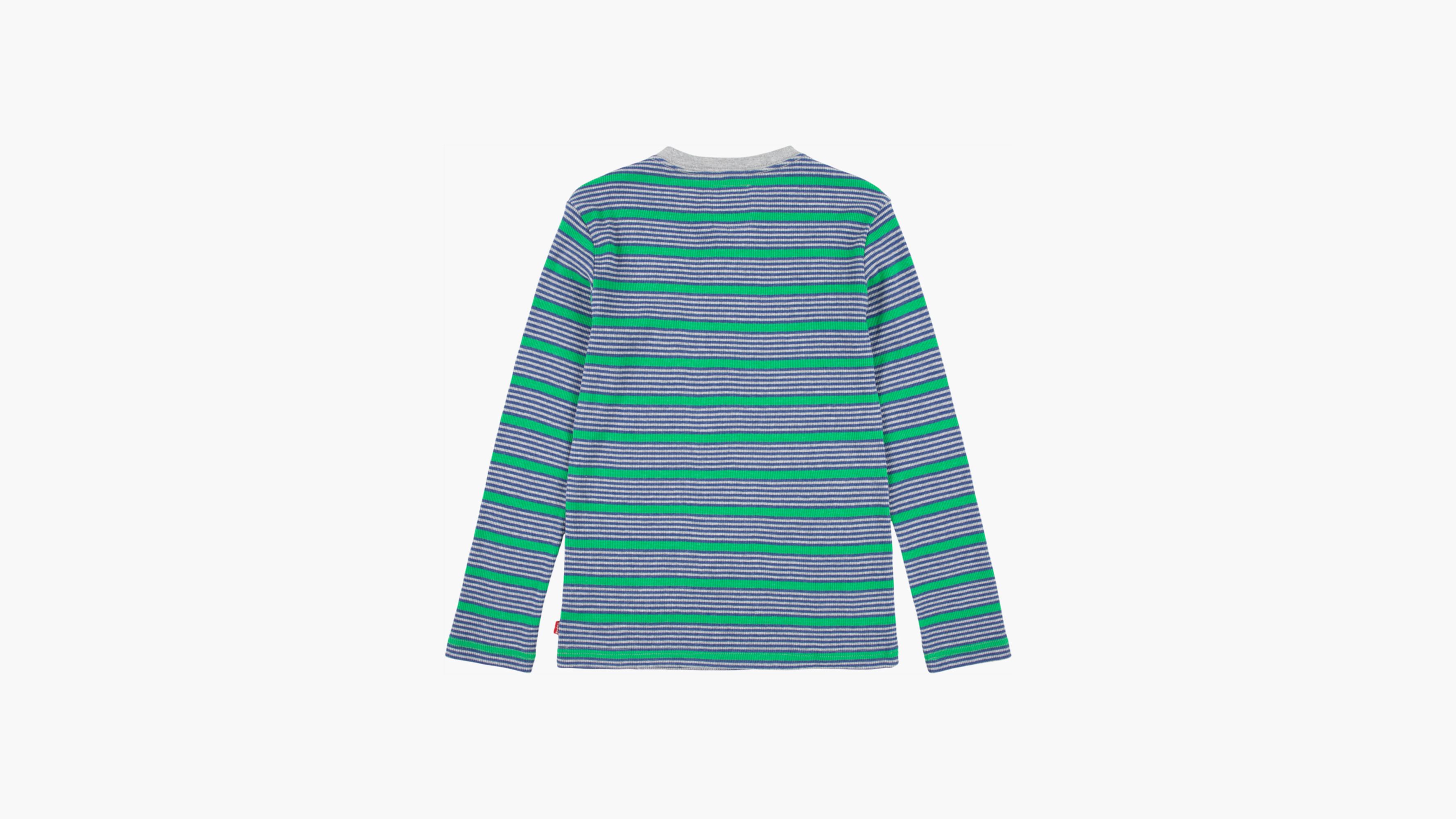 Southbeach Beach Long-Sleeve Shirt in stripe-Multi