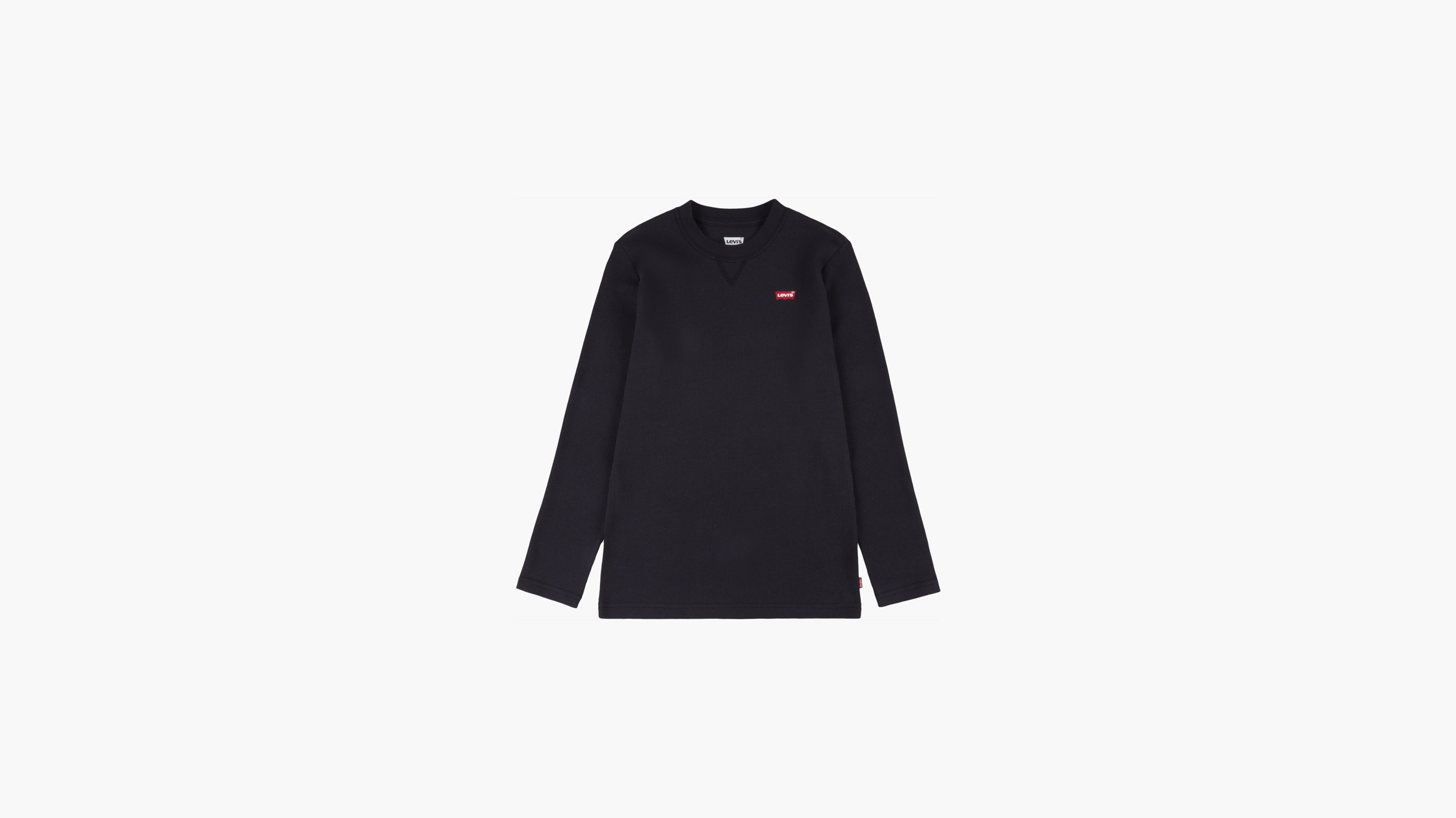 Thermal Crew Knit Top Big Boys 8-20 - Black | Levi's® US