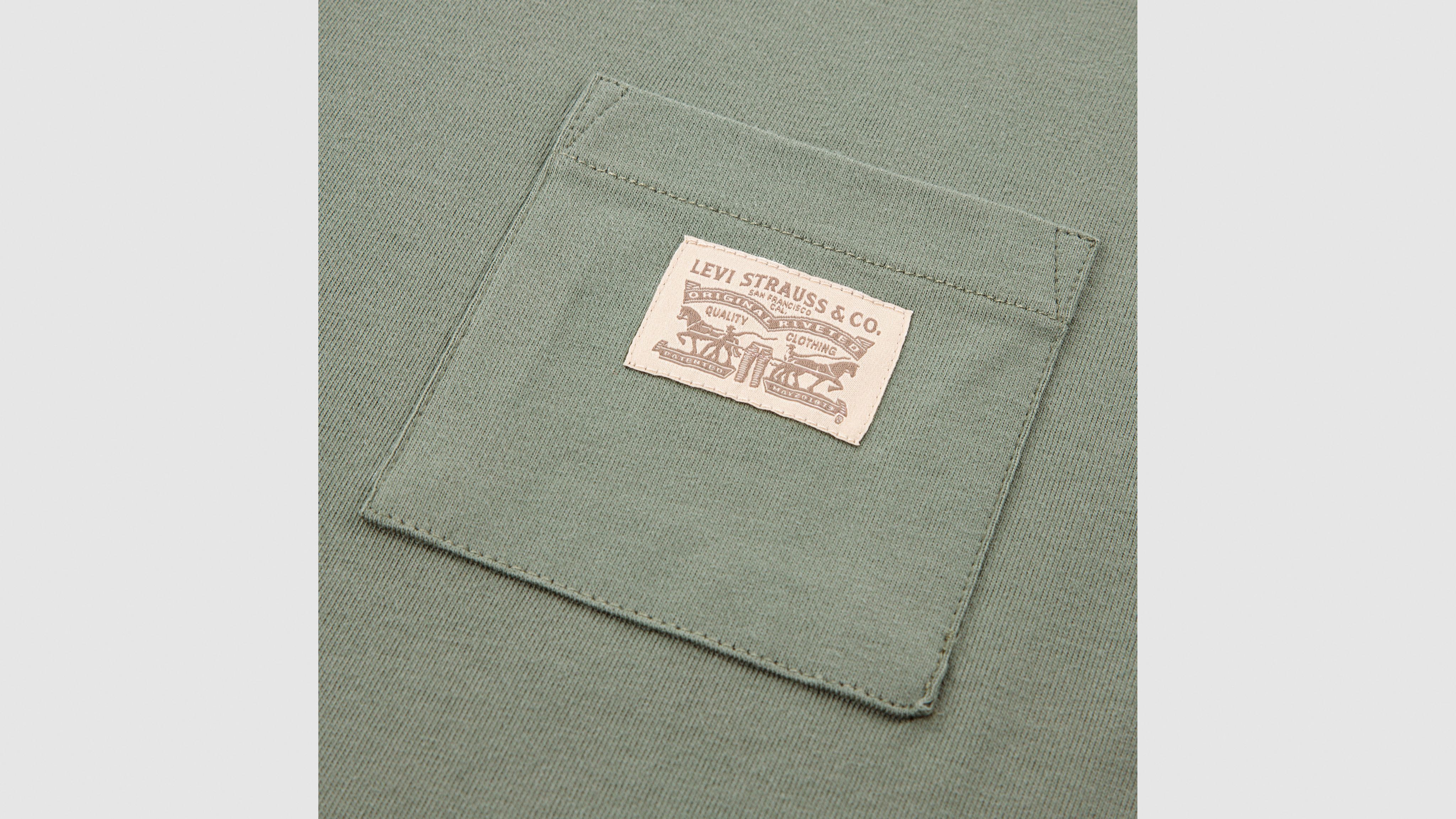 Curved Hem Pocket Tee Big Boys S-XL
