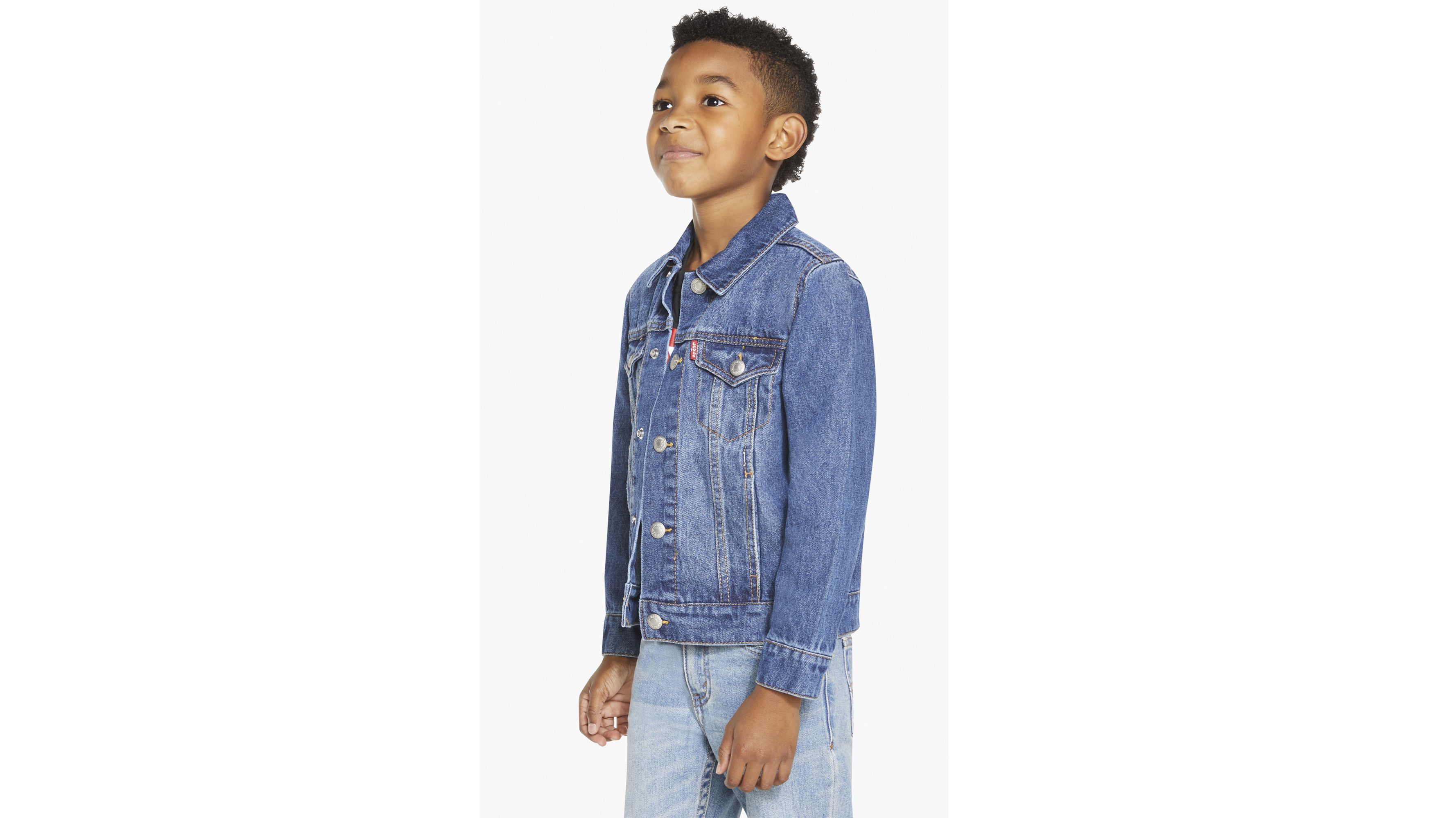 Kids levi jean on sale jacket