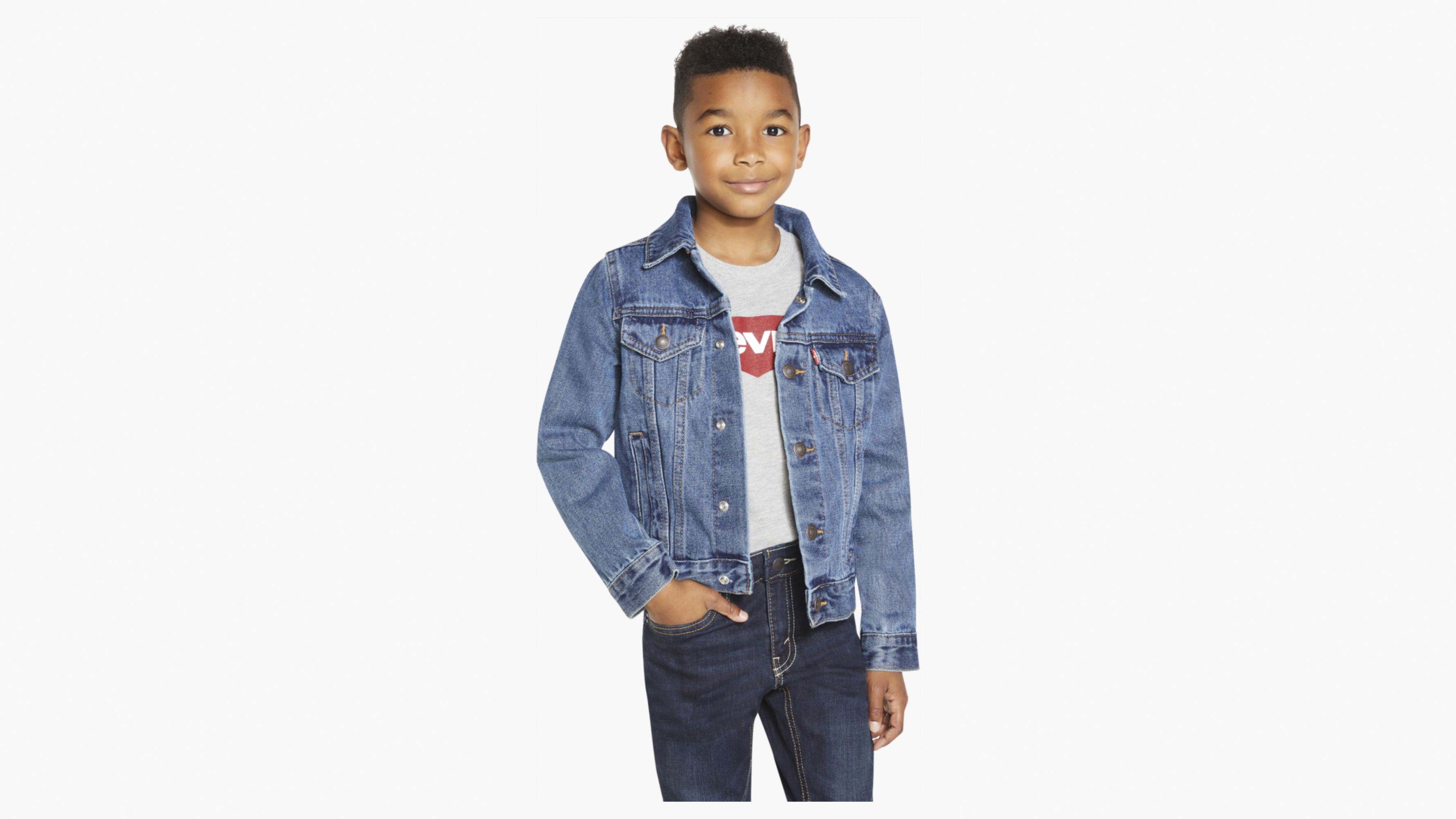 Trucker Jacket Little Boys 4-7 - Dark Wash | Levi's® US