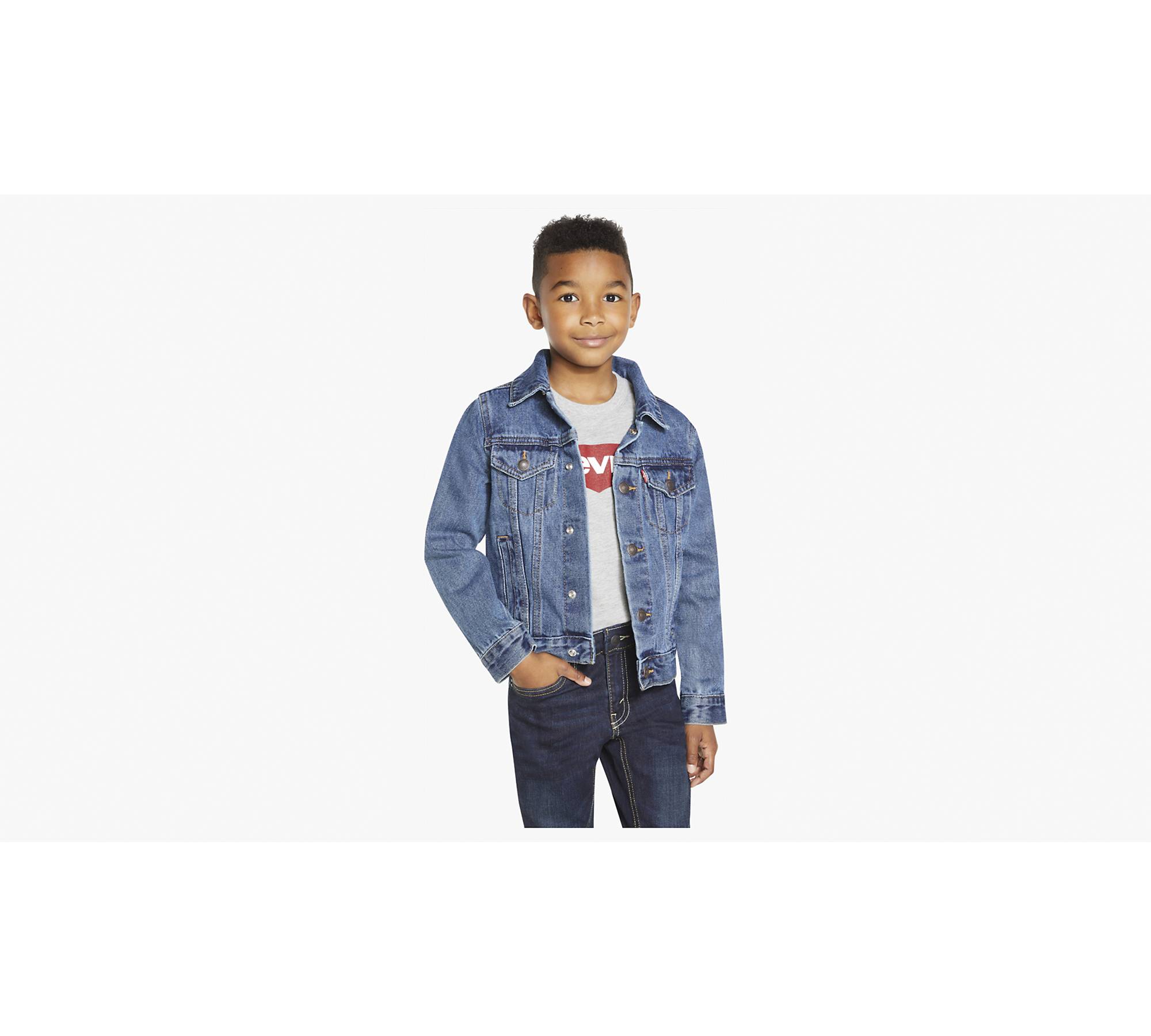 Trucker Jacket Little Boys 4-7 - Dark Wash | Levi's® US