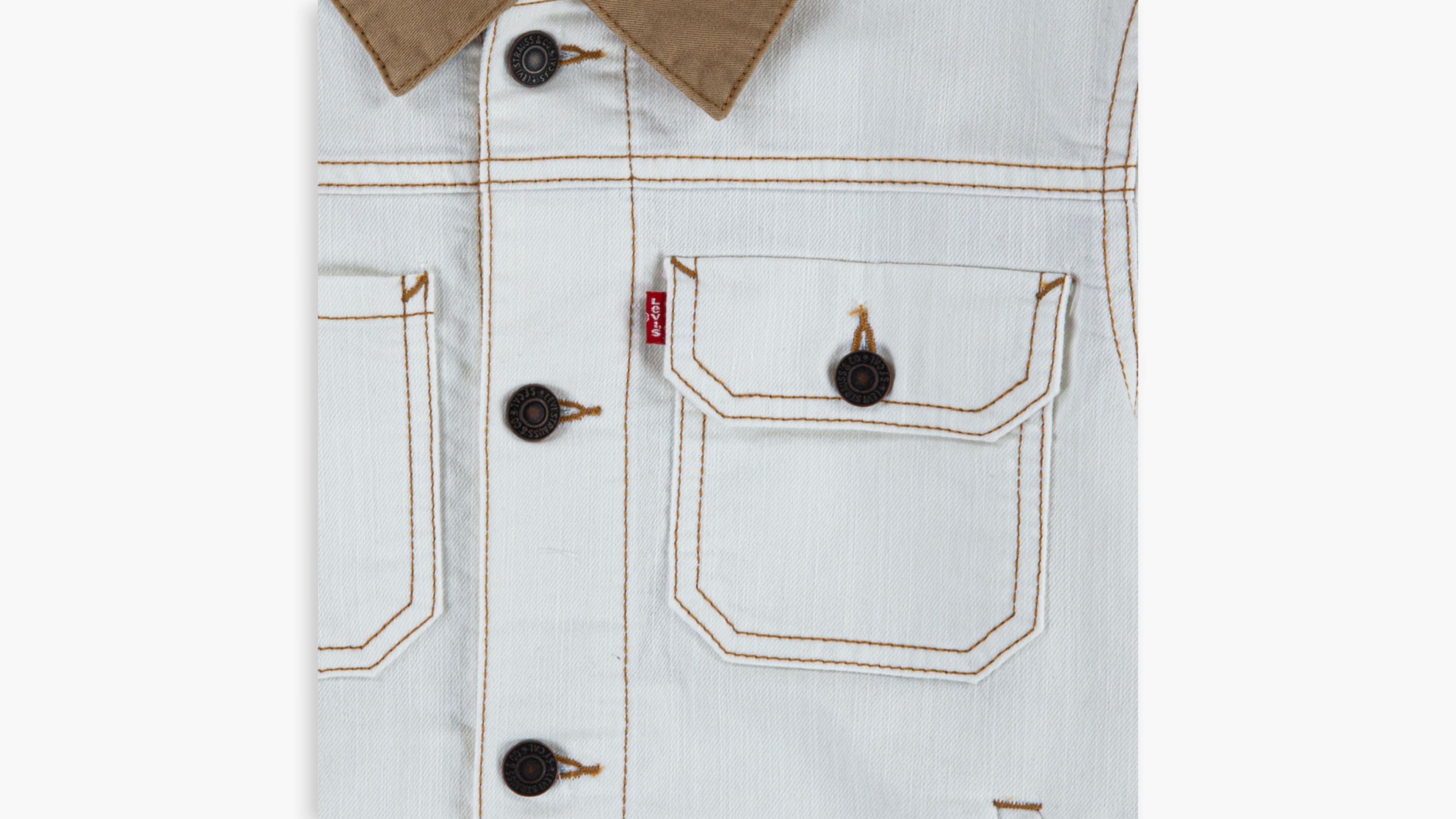 Trucker Jacket Big Boys S-xl - White | Levi's® US