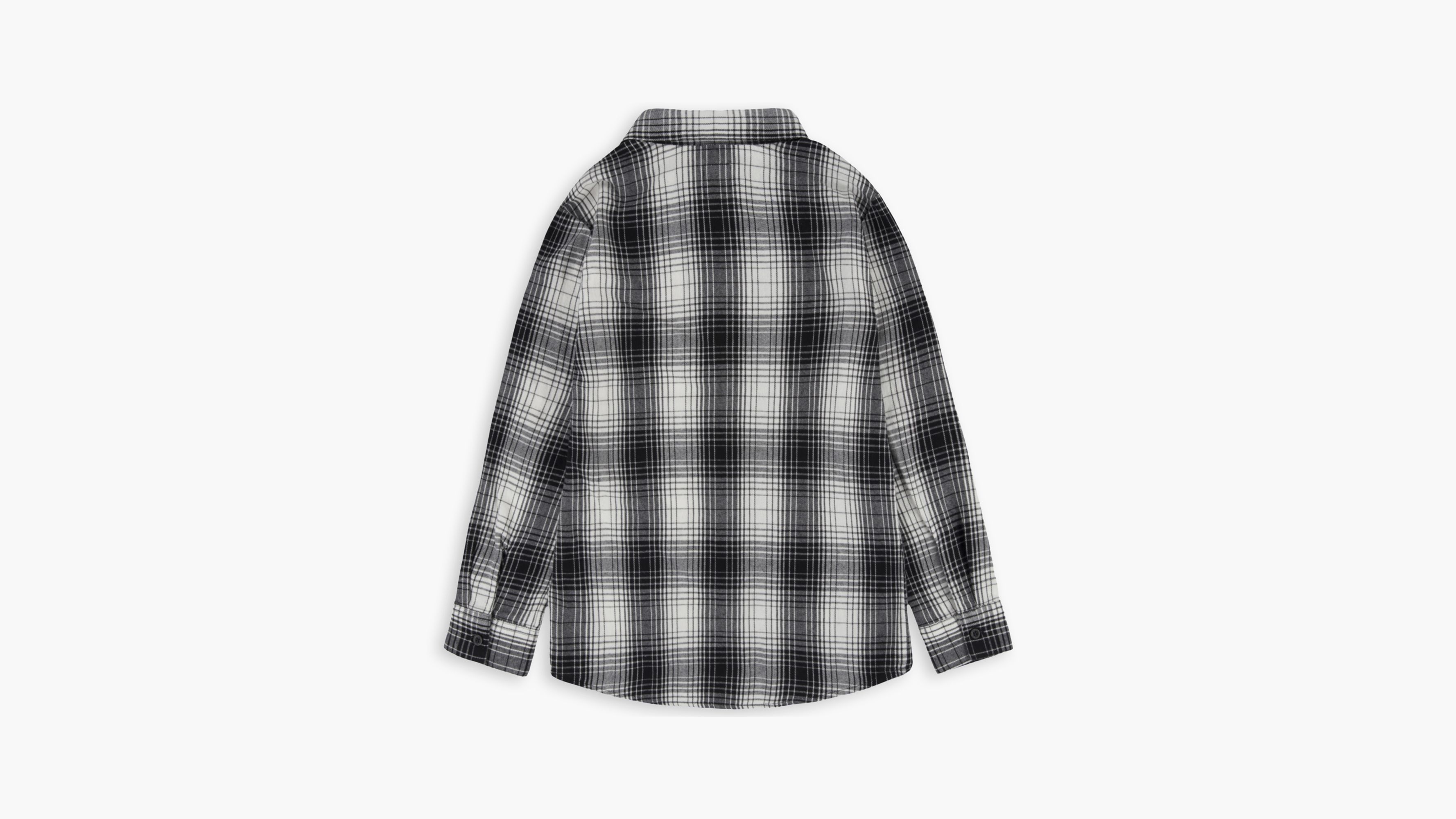Long Sleeve Flannel Shirt Big Boys S-XL 2