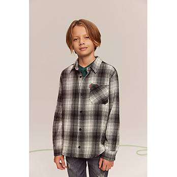 Levi's® Long Sleeve Flannel Big Boys Shirt S-XL 6