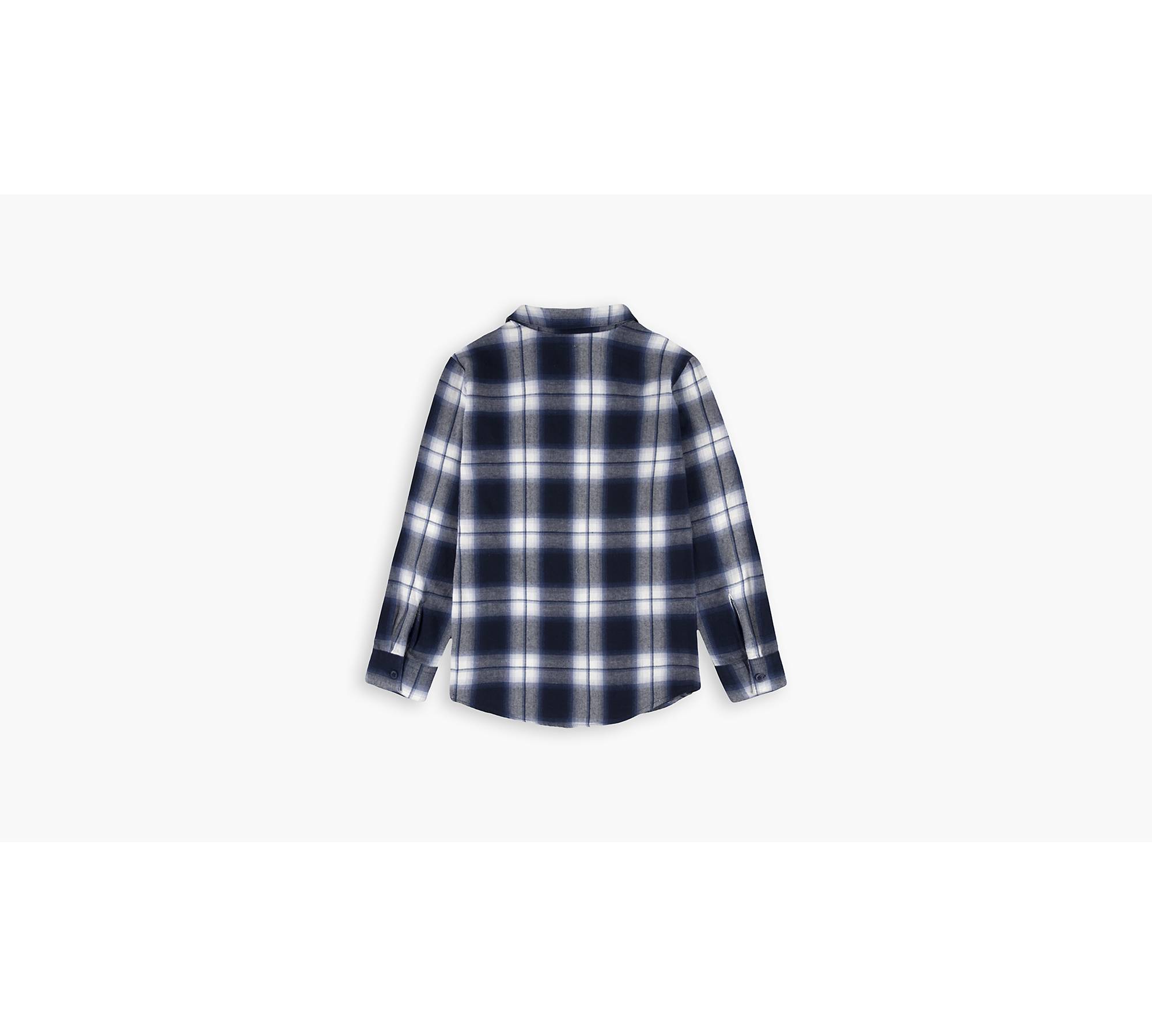 Levi's® Long Sleeve Flannel Big Boys Shirt S-xl - Blue | Levi's® US