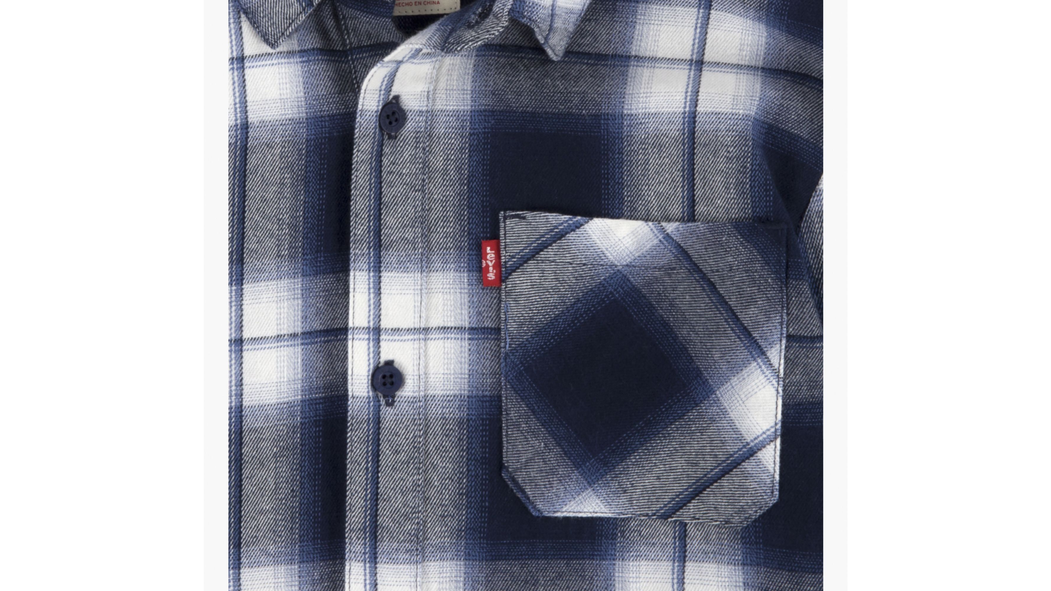 Levi's® Long Sleeve Flannel Big Boys Shirt S-XL 3