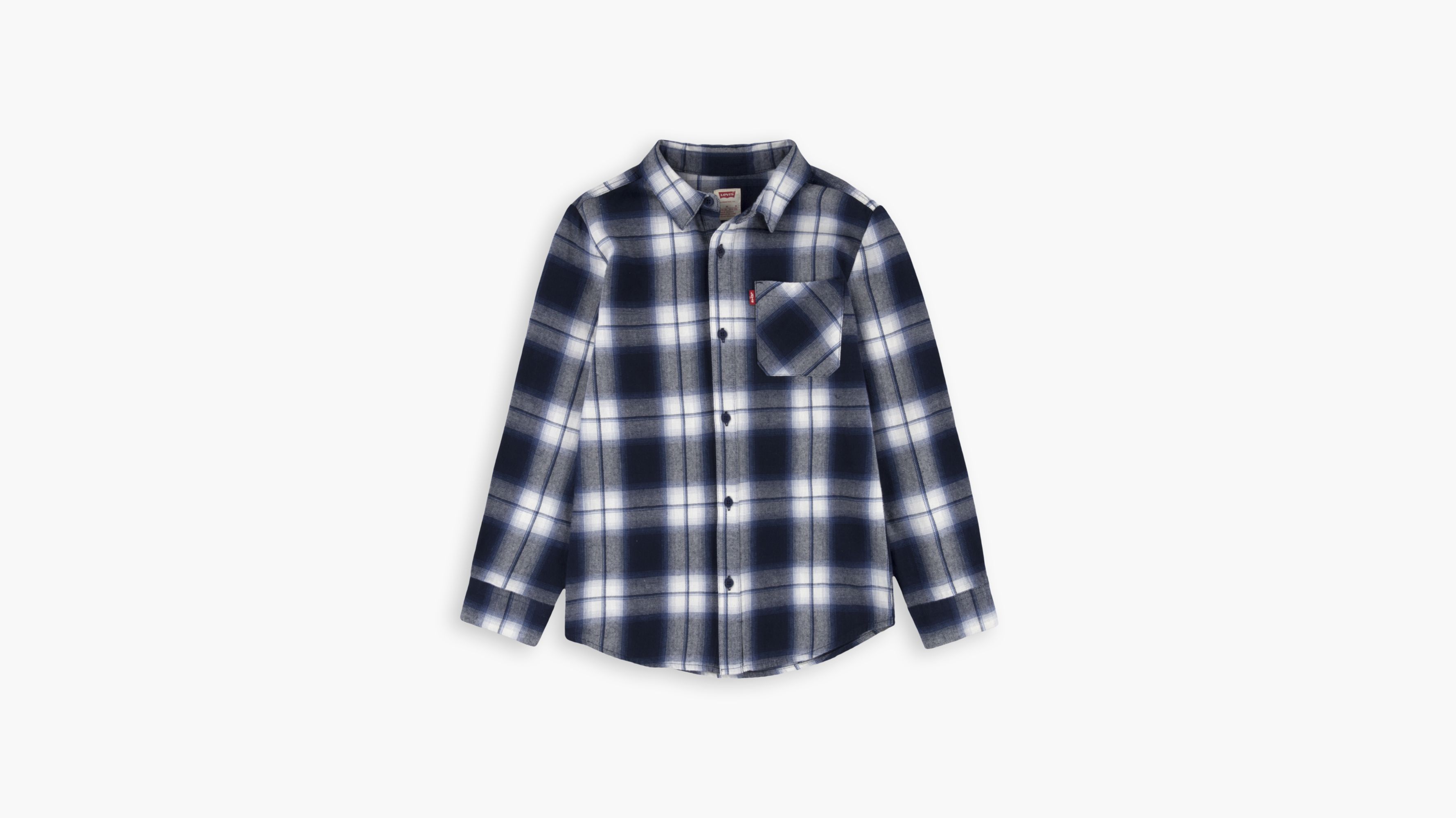 Levi's® Long Sleeve Flannel Big Boys Shirt S-XL 1