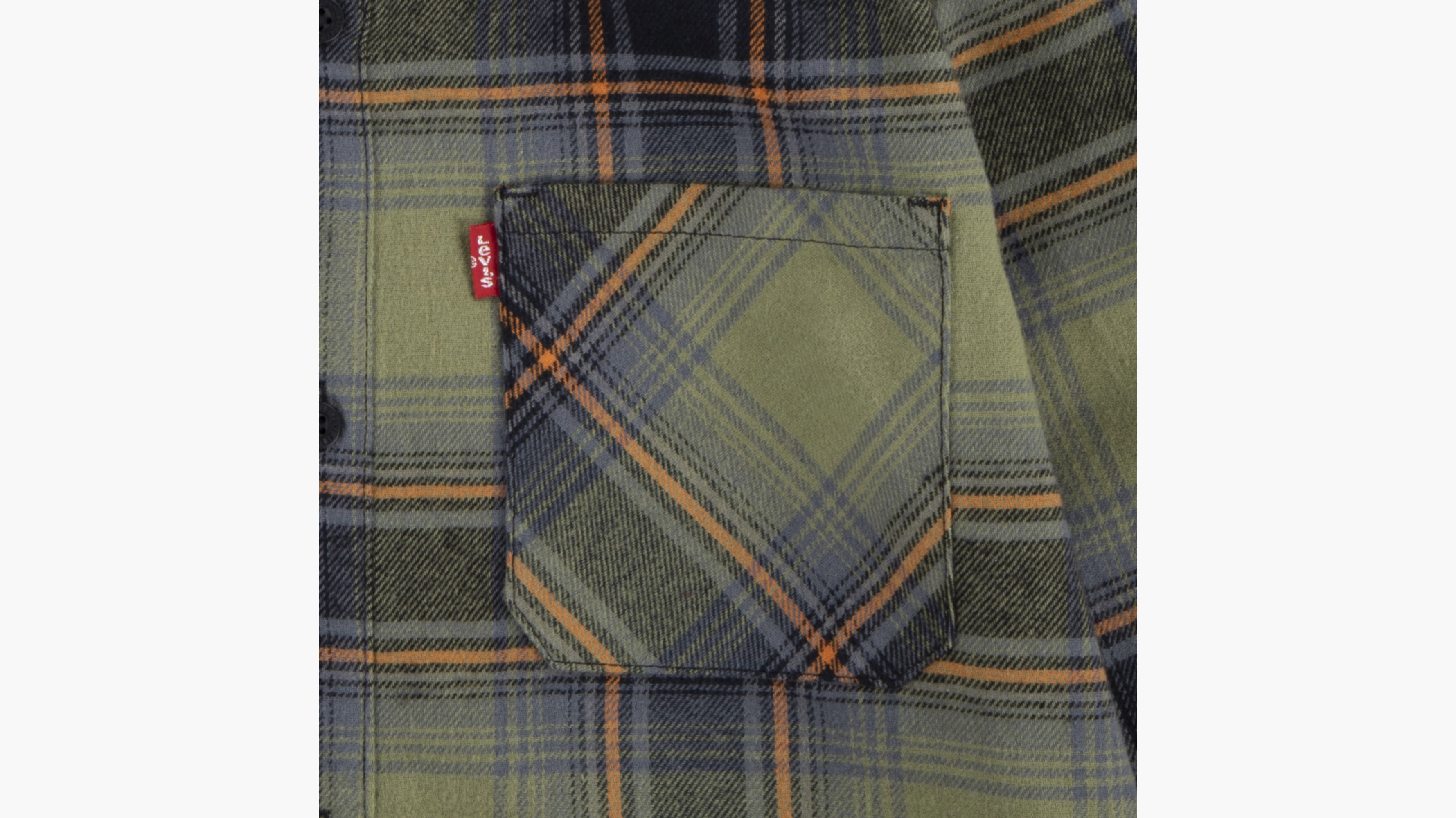 Long Sleeve Flannel Shirt Big Boys S-XL 7