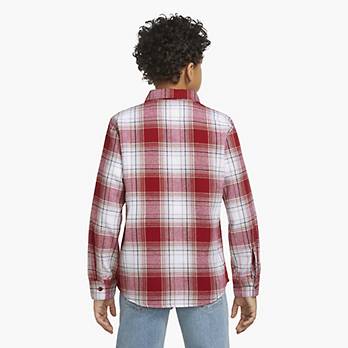 Long Sleeve Flannel Shirt Big Boys S-XL 2