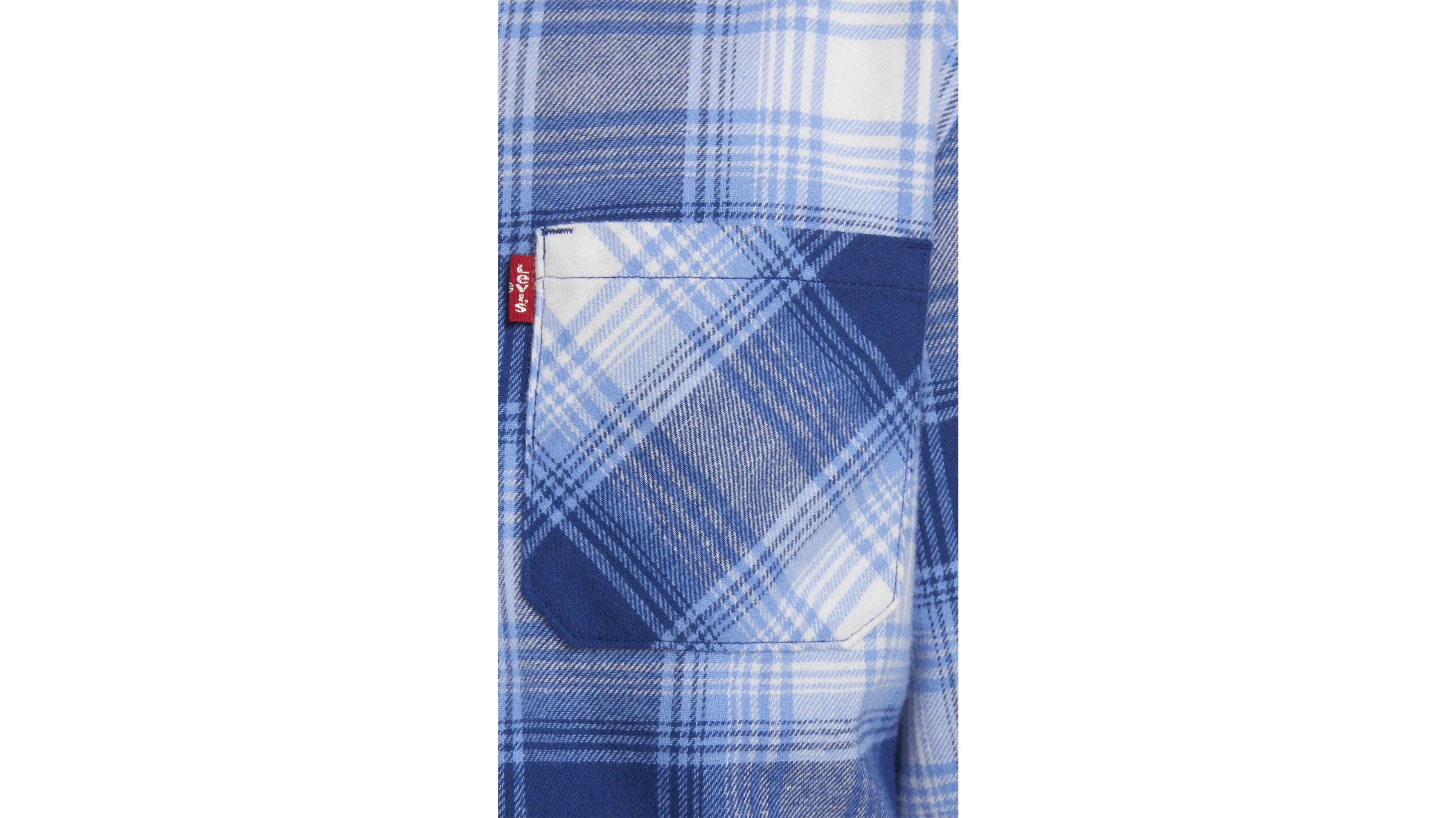 Long Sleeve Flannel Shirt Big Boys S-XL 4