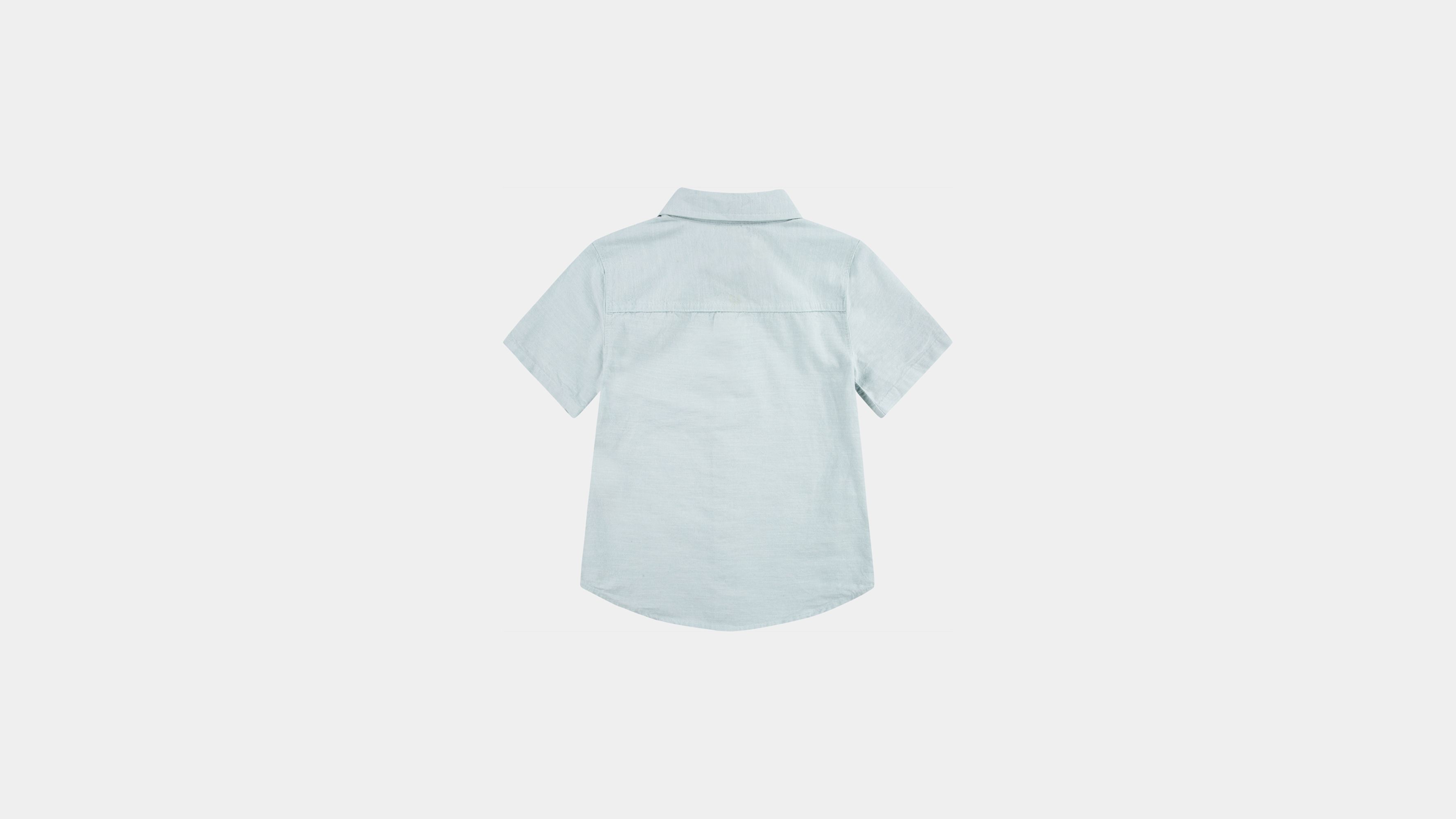 Short Sleeve Woven Shirt Big Boys S-XL