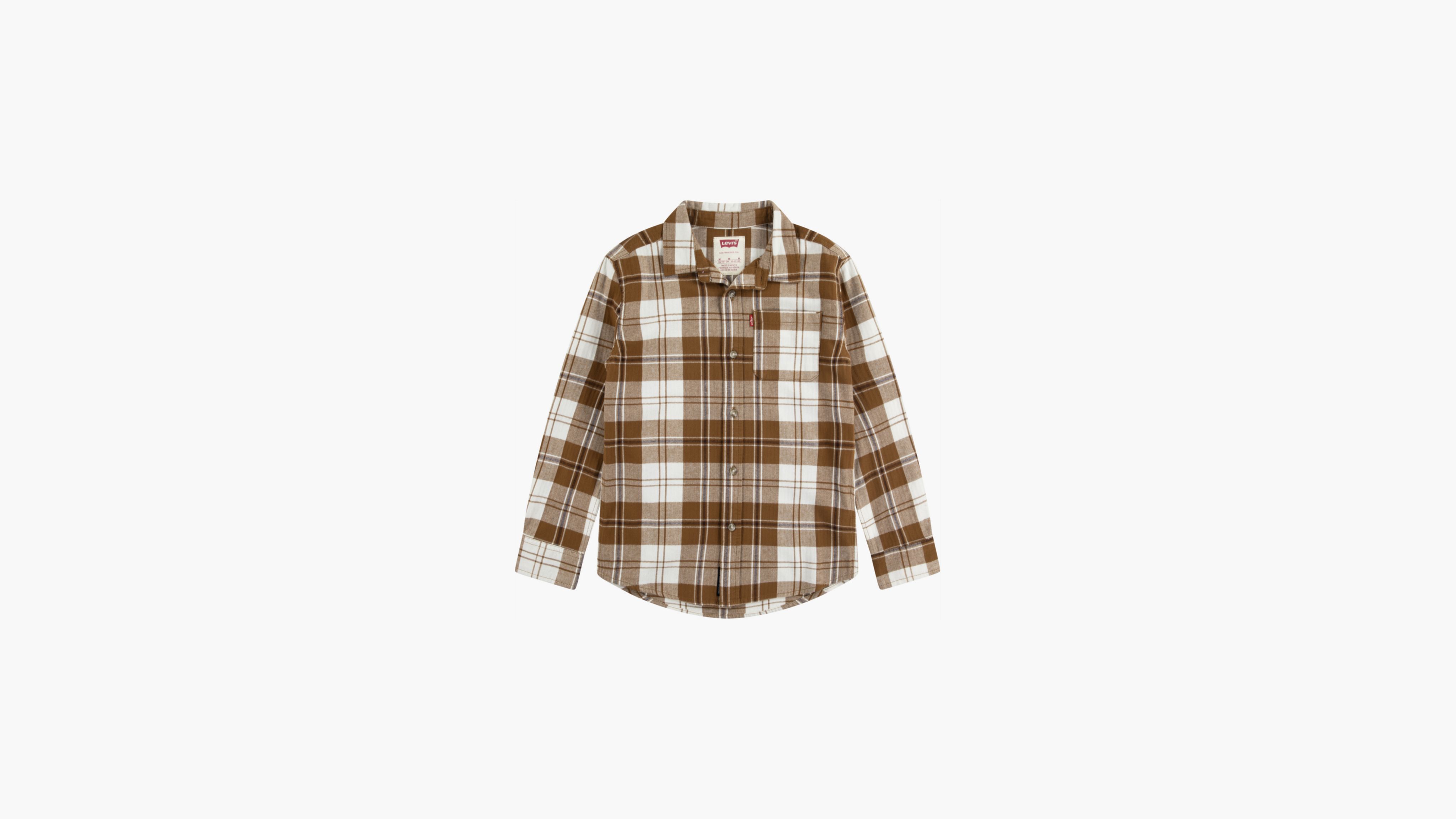Herringbone Shirt Big Boys 8-20 1