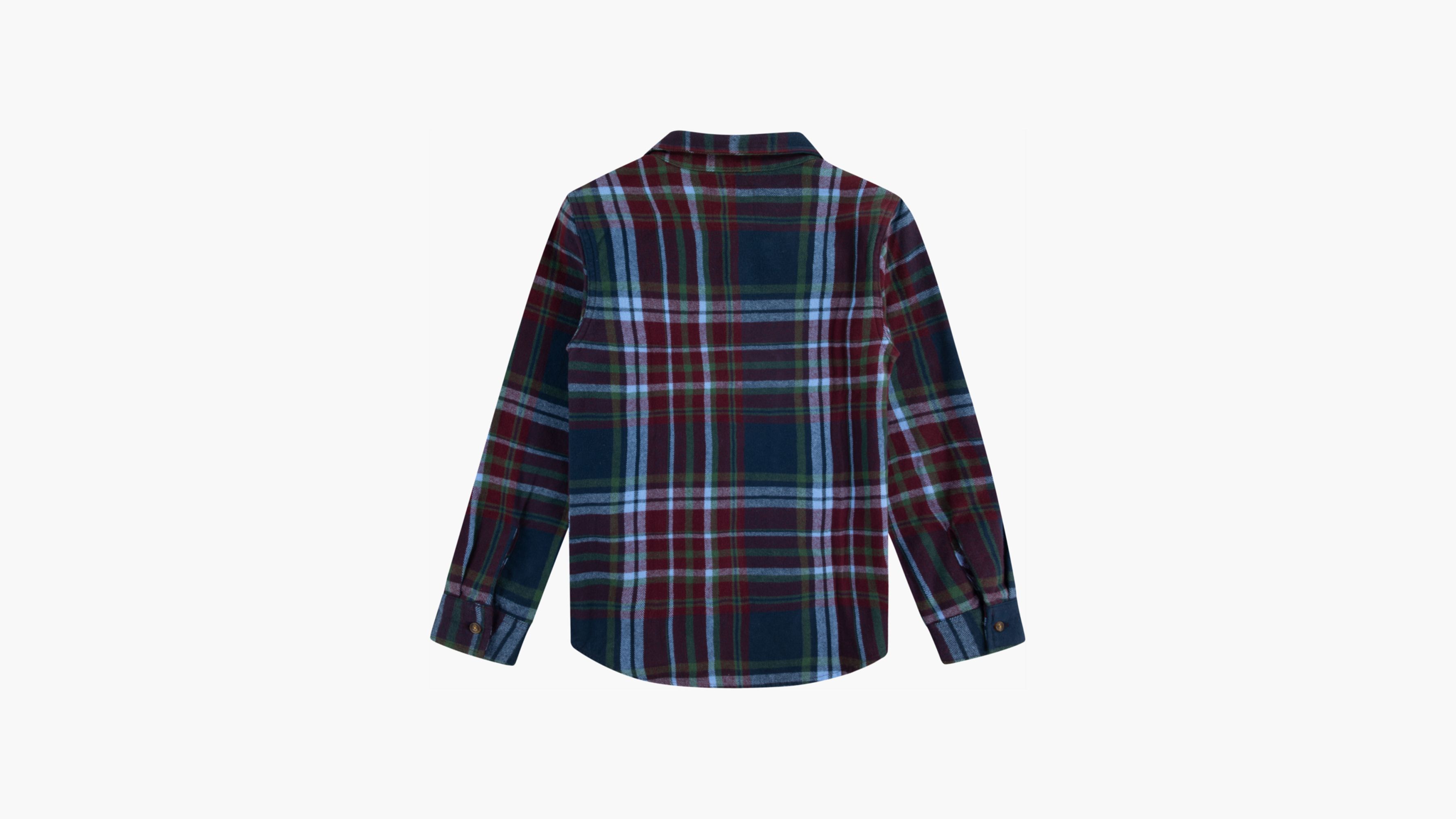Flannel Shirt Big Boys 8-20 2